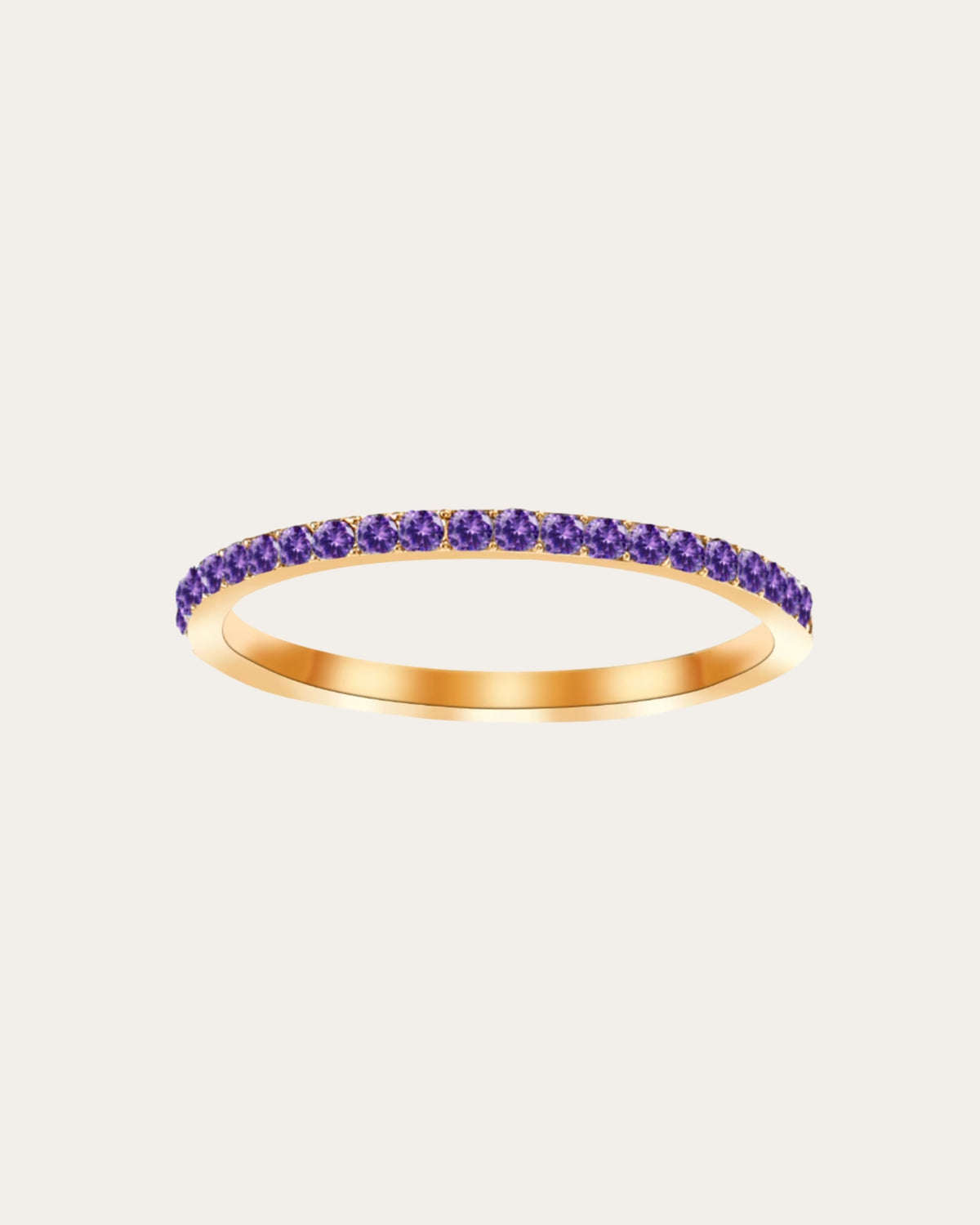 Gold Dainty Birthstone Rings