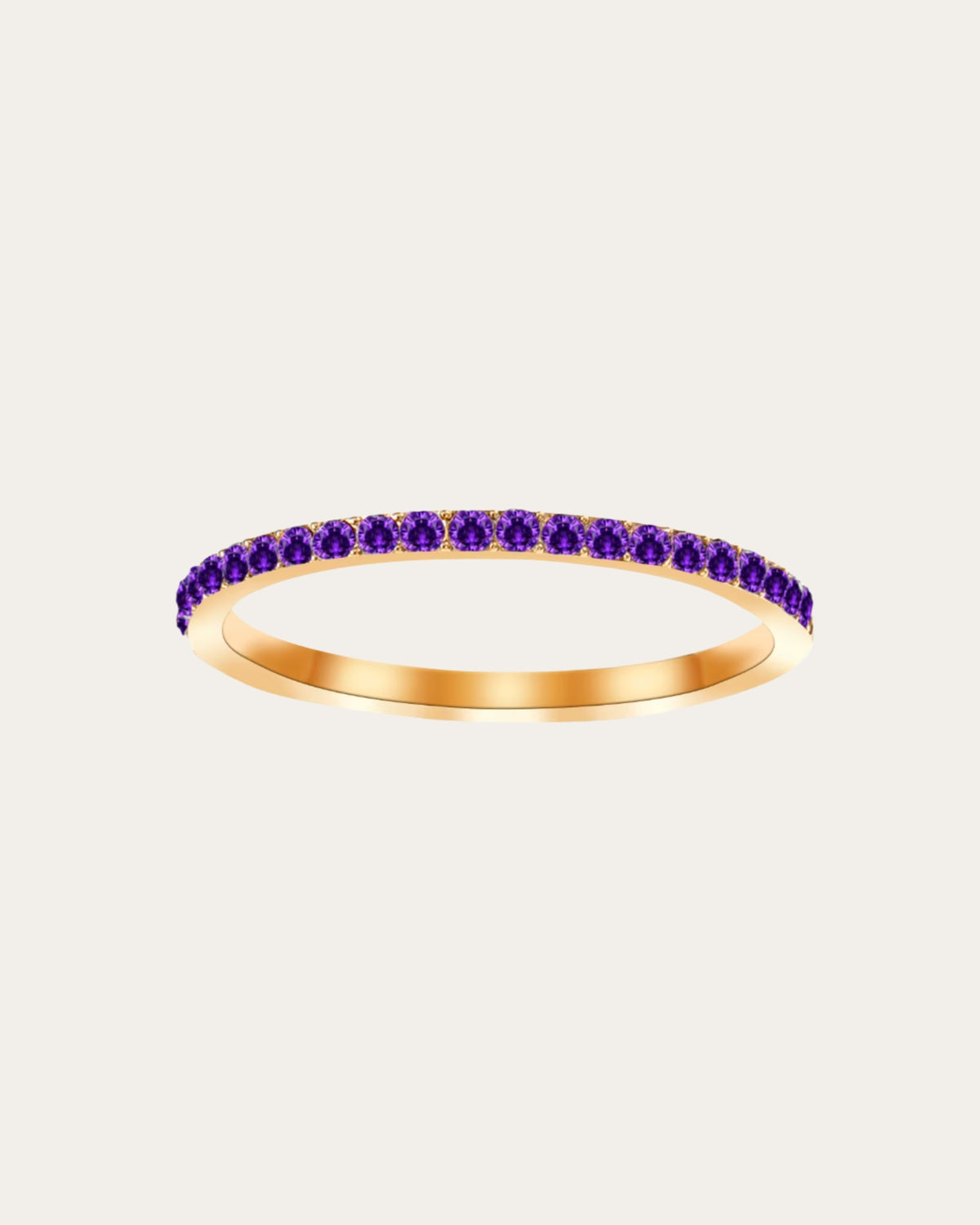Gold Dainty Birthstone Rings