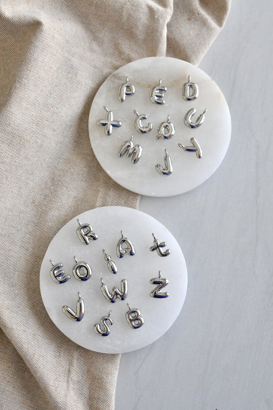 Bubble Letter Charms