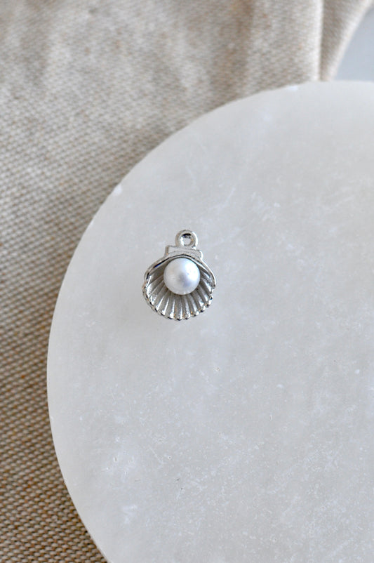 Seashell & Pearl Charm