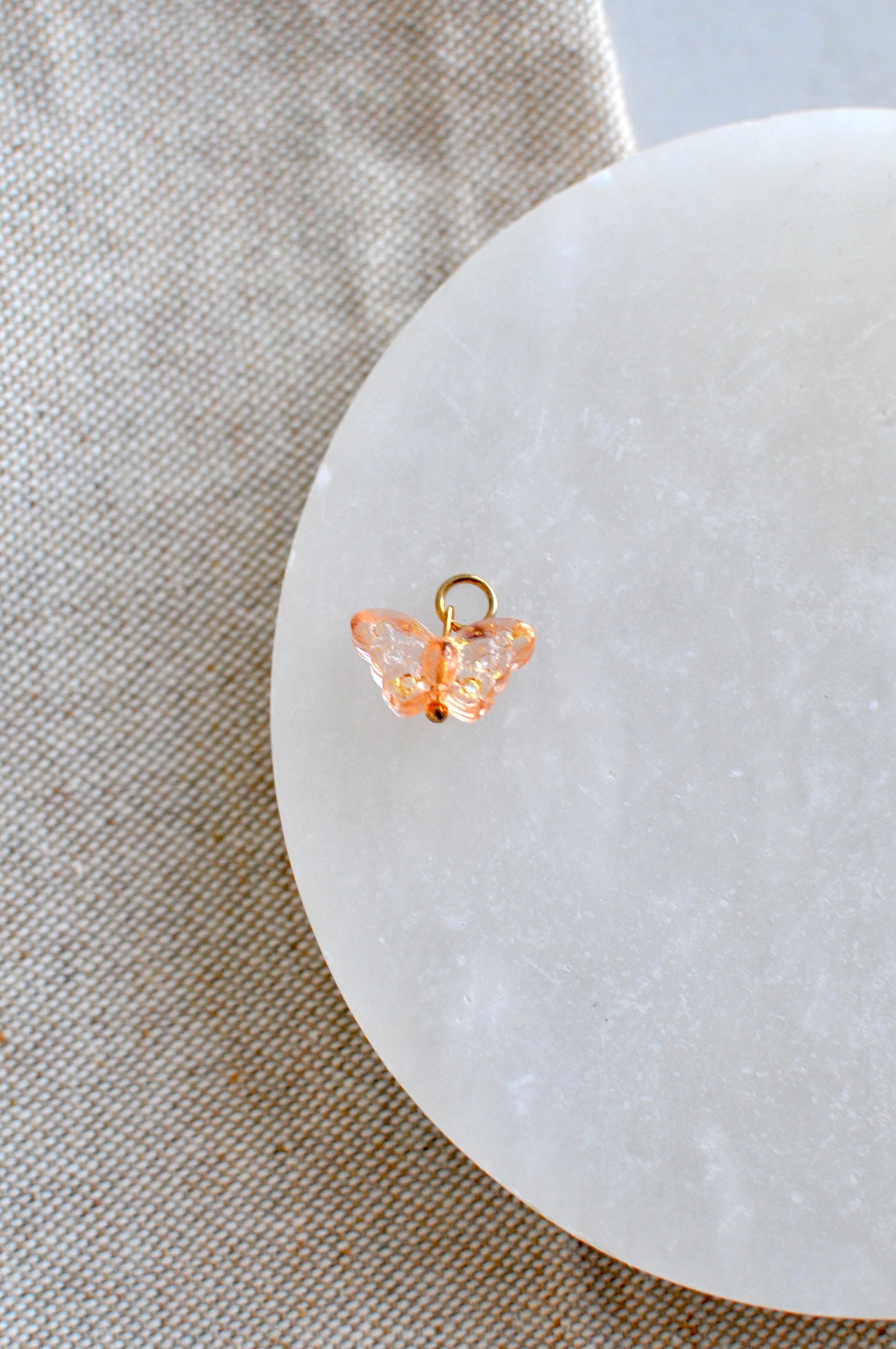 Iridescent Butterfly Charm