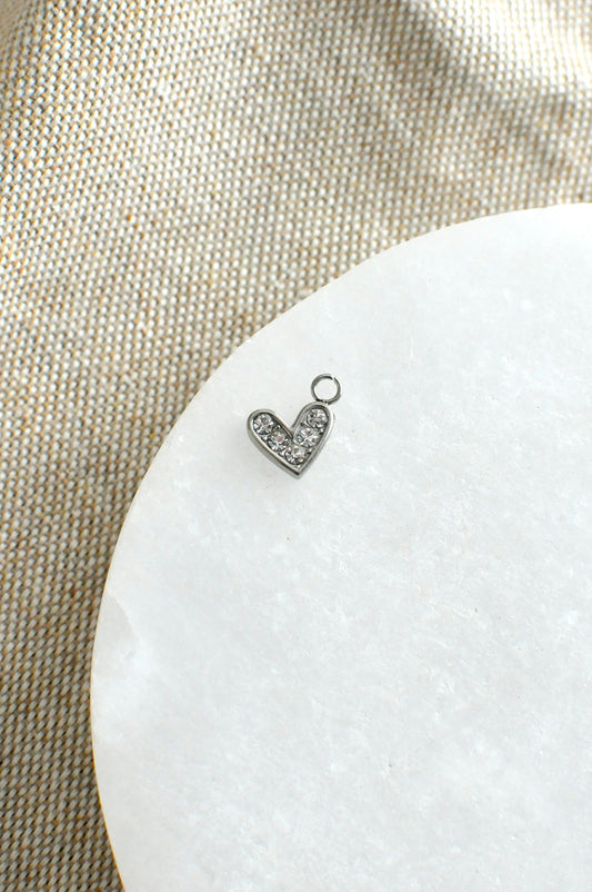 Crystal Heart Charm
