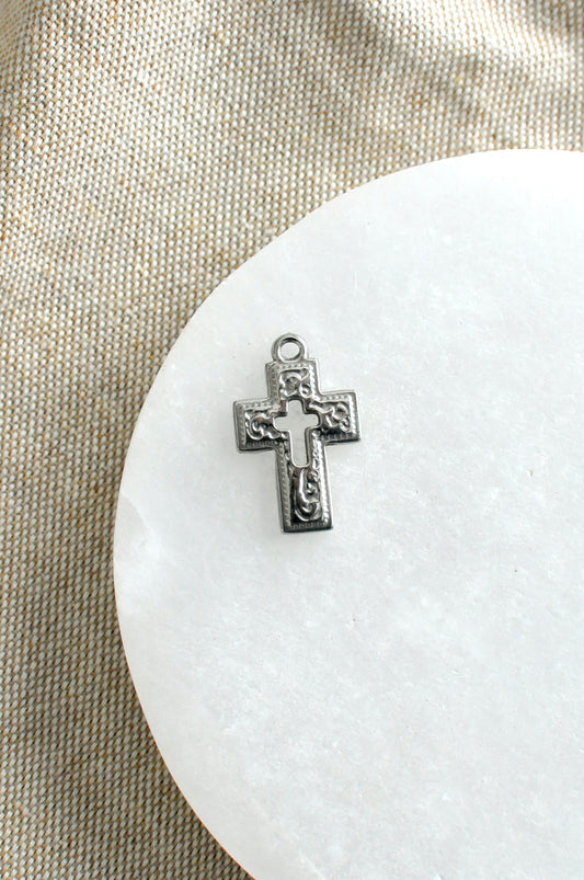 Antique Cross Charm