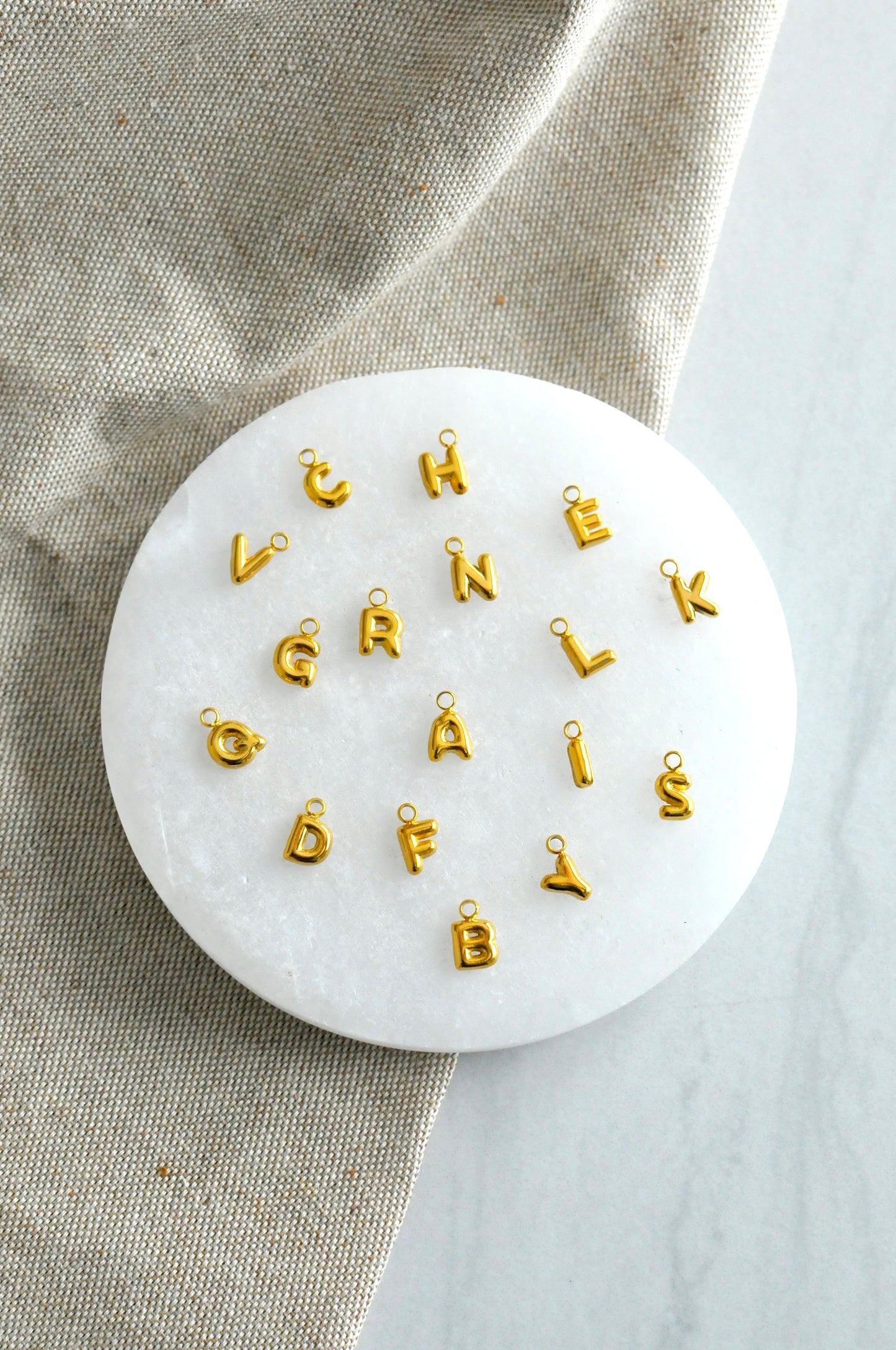 Mini Bubble Letter Charm