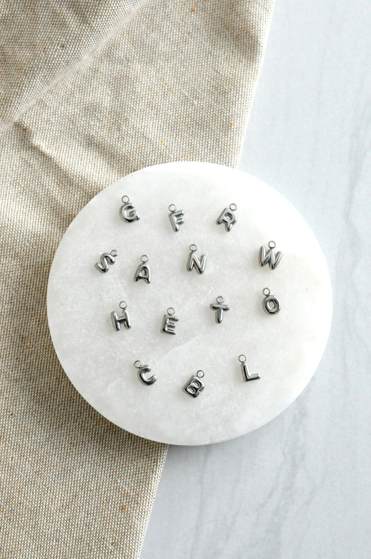 Mini Bubble Letter Charm