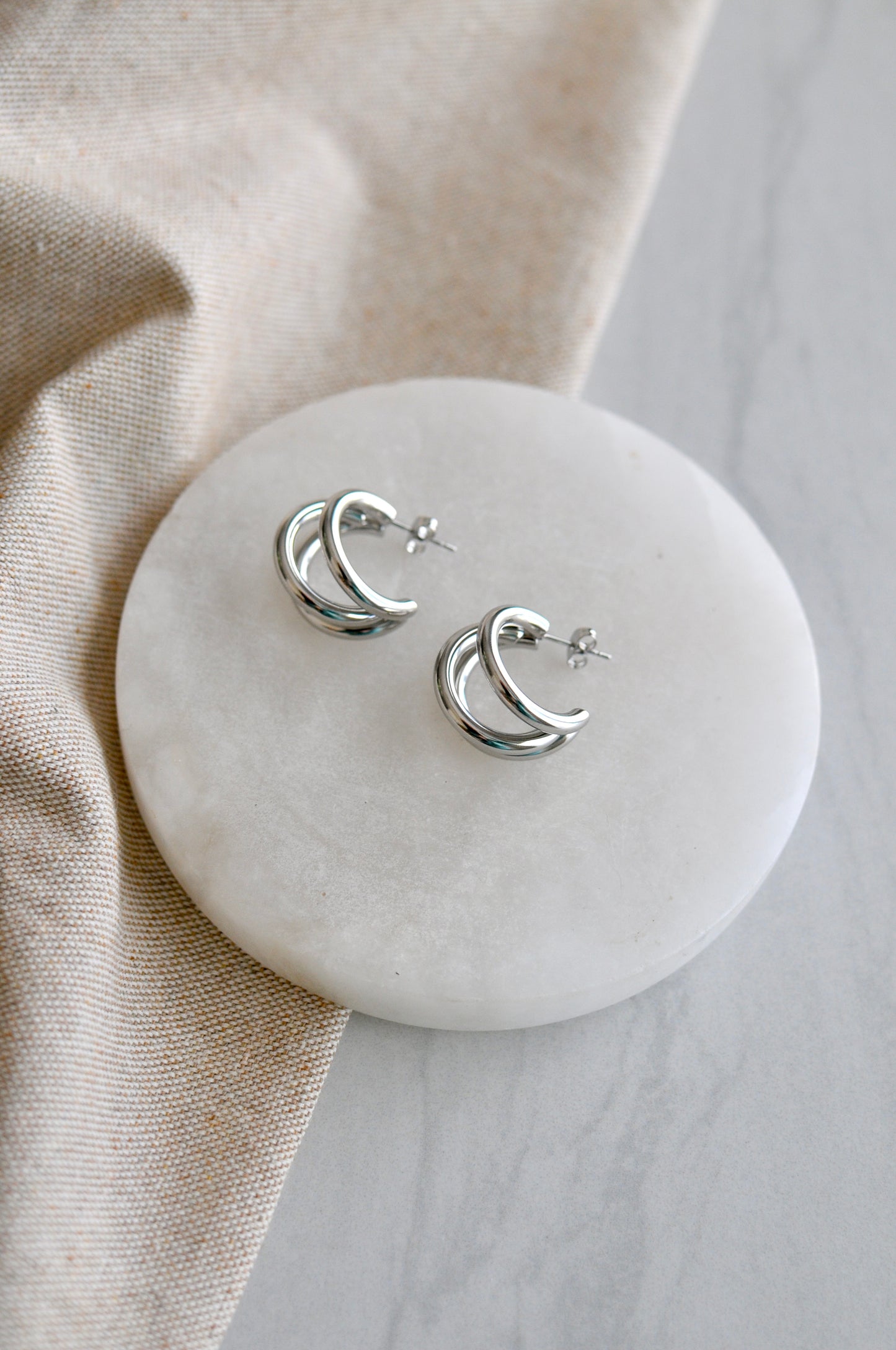 Three In One Statement Earrings