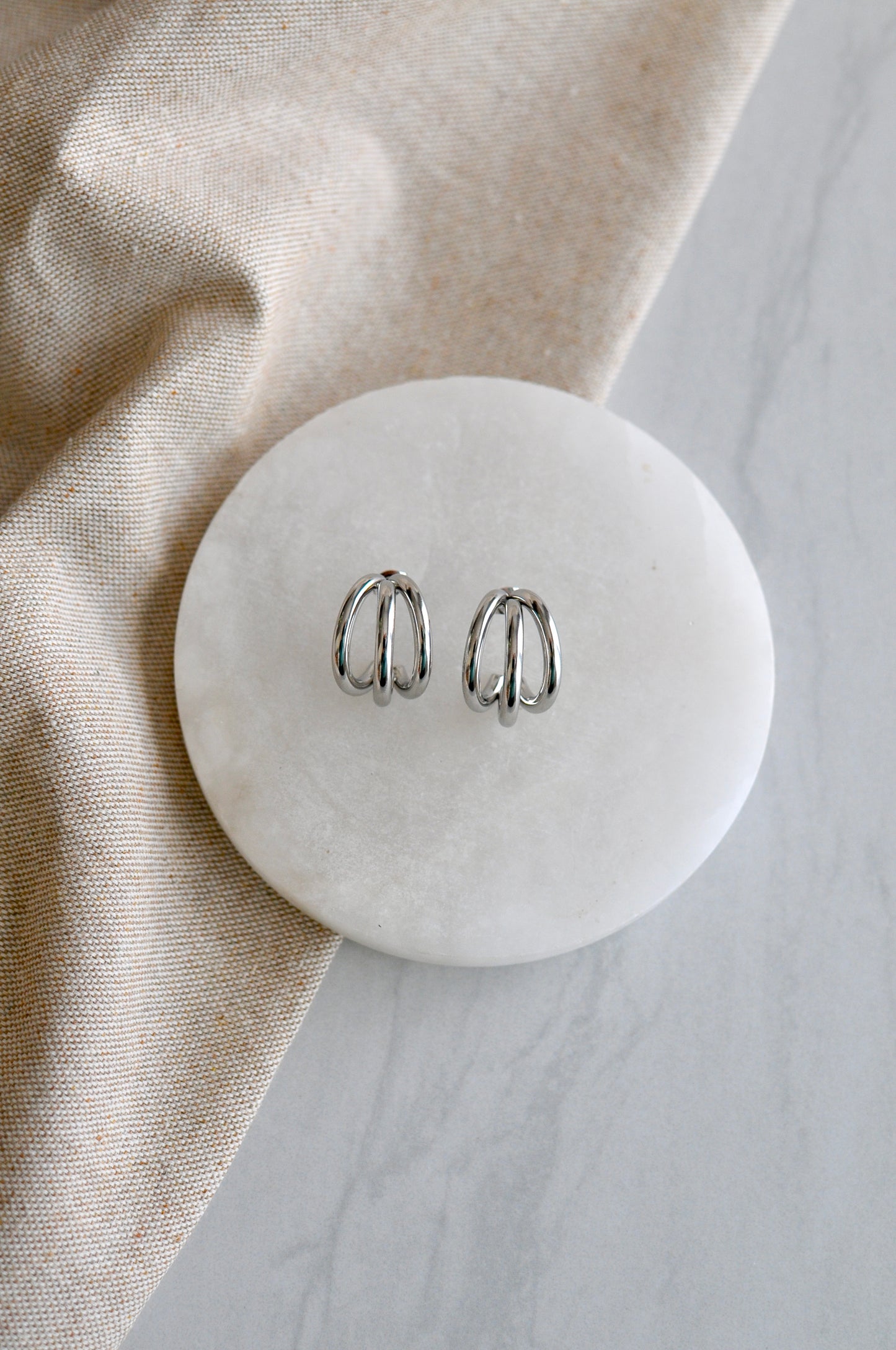 Three In One Statement Earrings