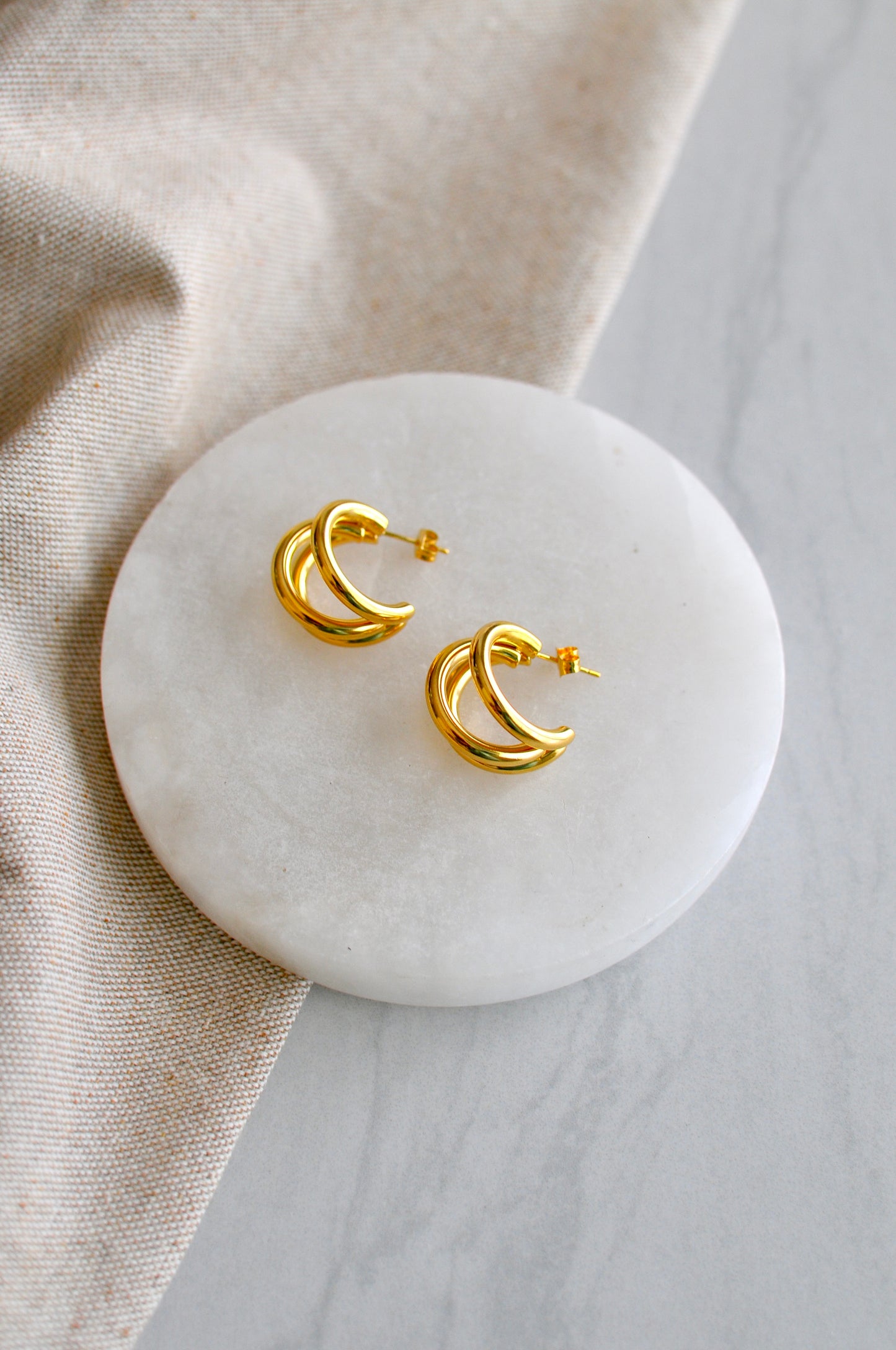 Three In One Statement Earrings