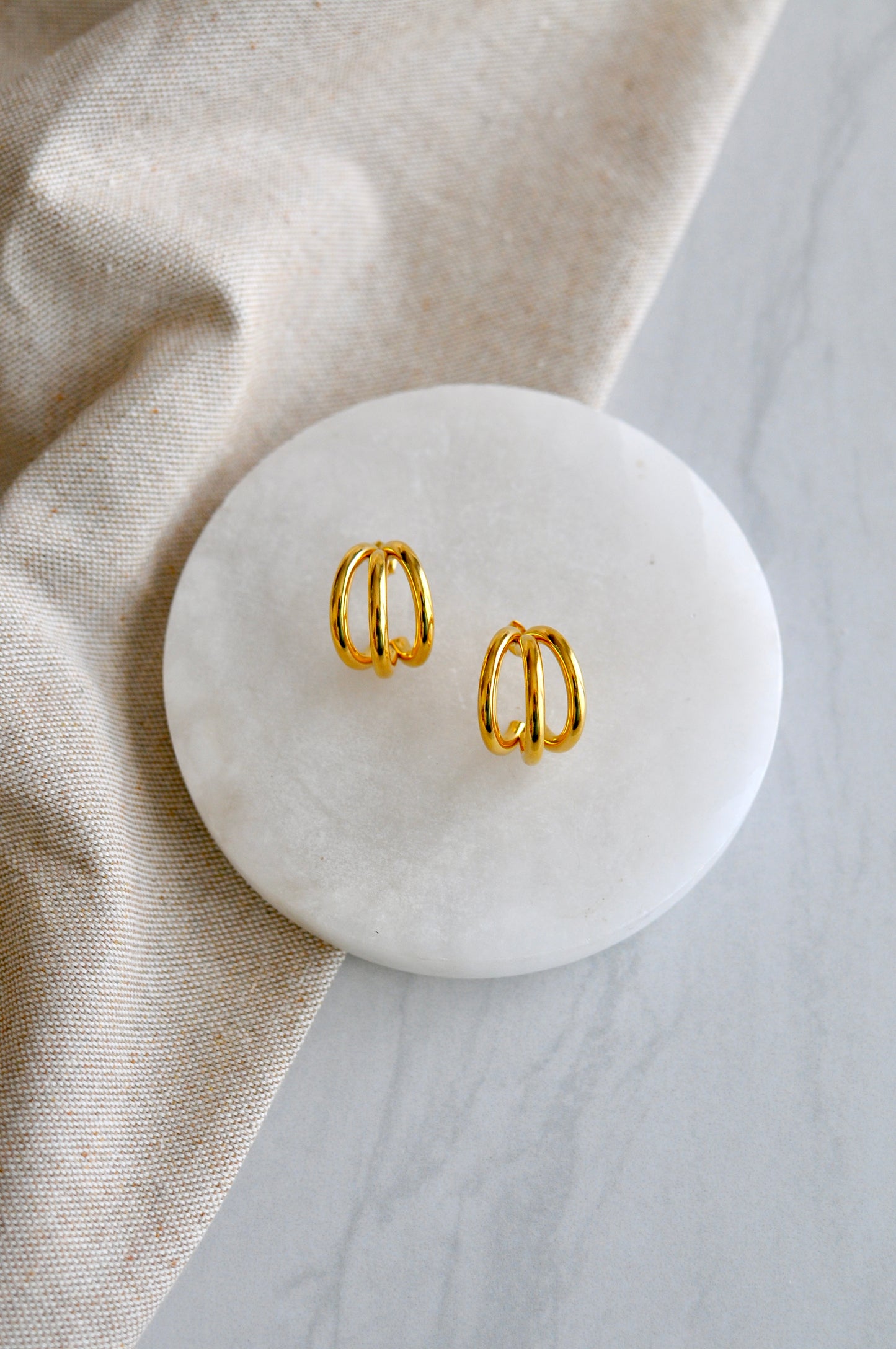 Three In One Statement Earrings