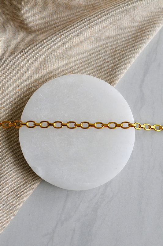 Oval Chunky Necklace Chain
