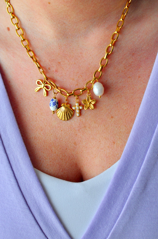 The Donna Charm Necklace