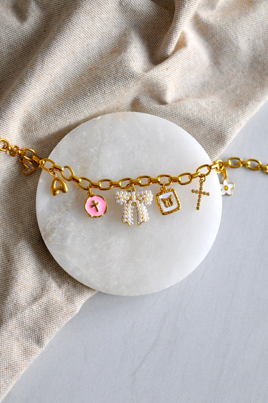 Medium Bubble Letter Charm