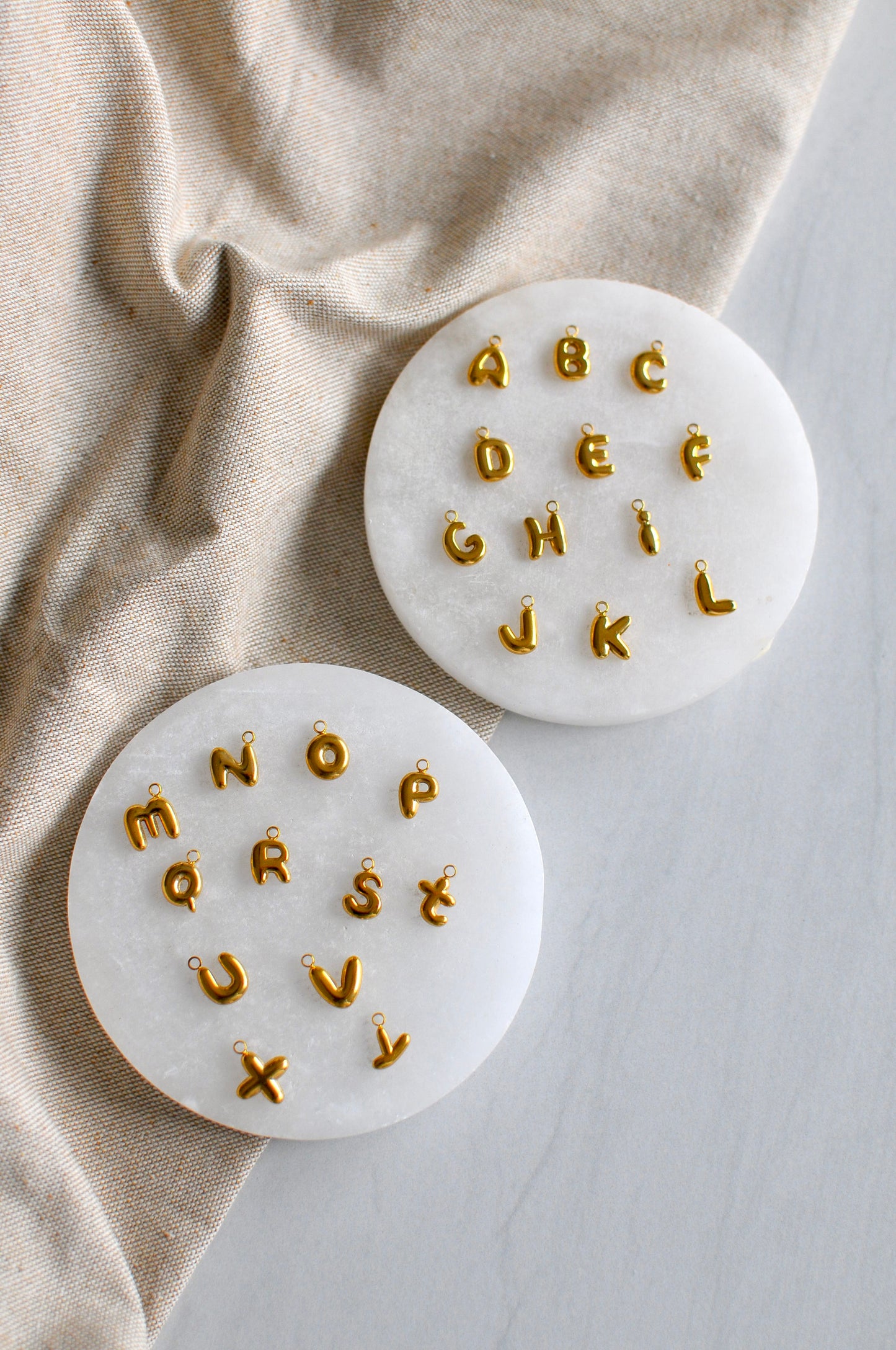 Medium Bubble Letter Charm
