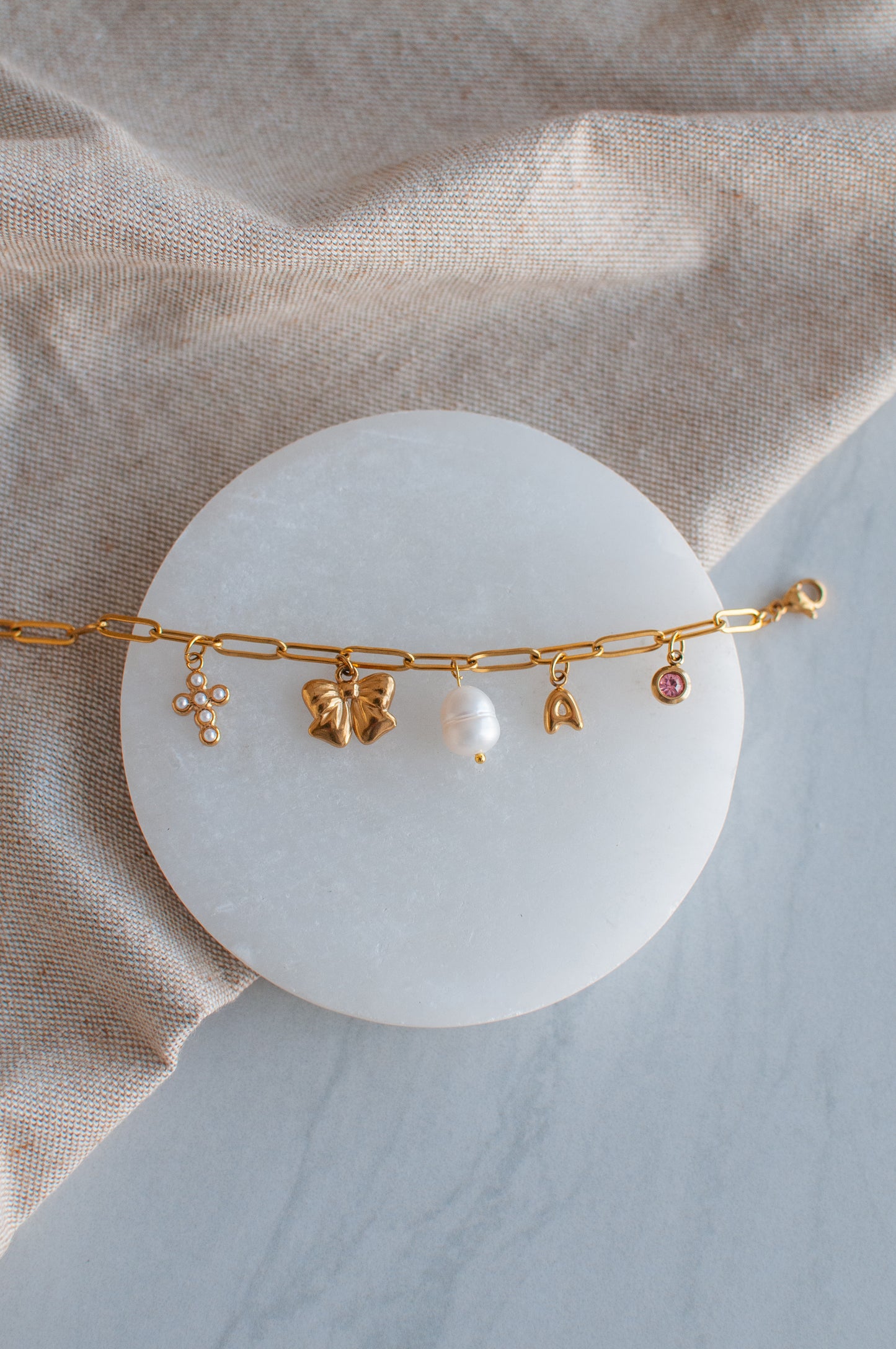 Paperclip Gold Or Silver Bracelet Chain