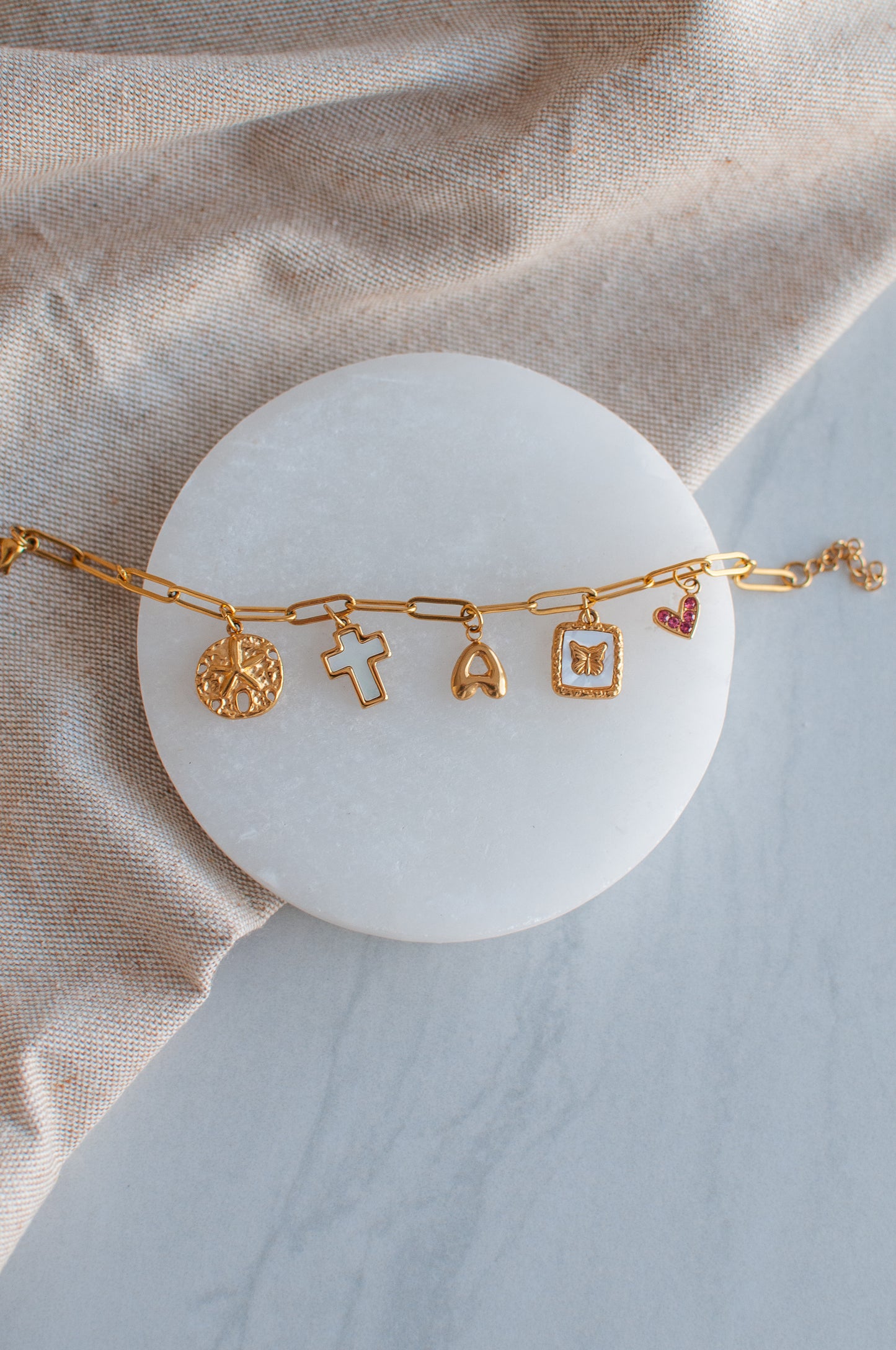 Paperclip Gold Or Silver Bracelet Chain