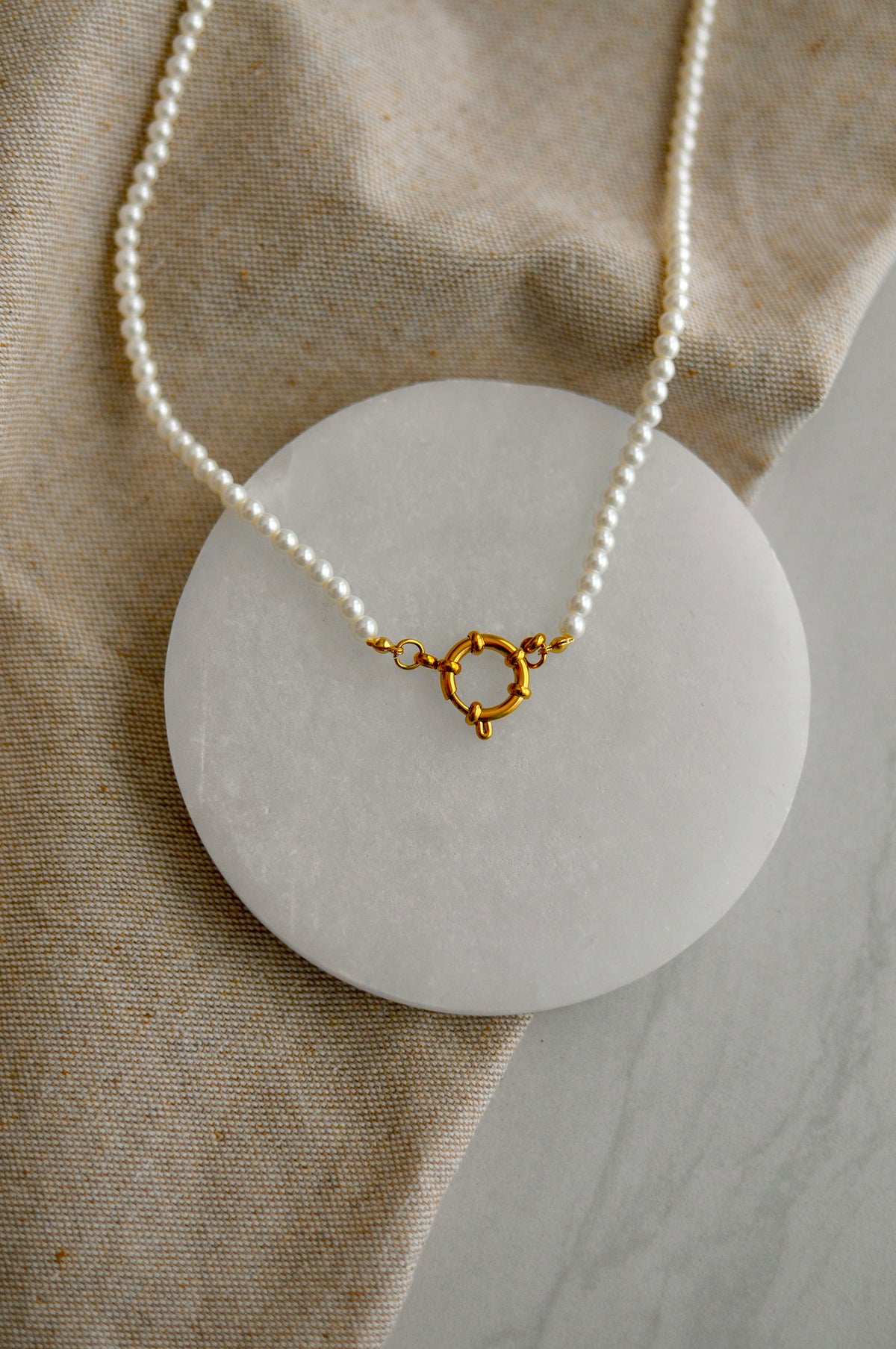Pearl Pendant Necklace Chain