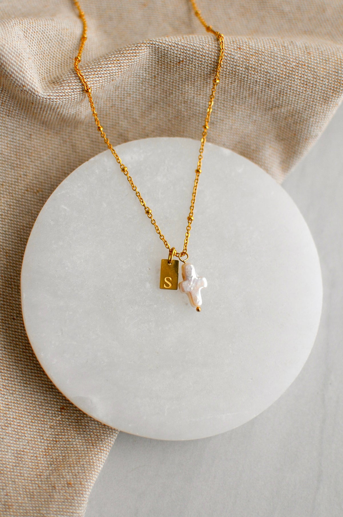 Beaded Dainty Necklace Chain