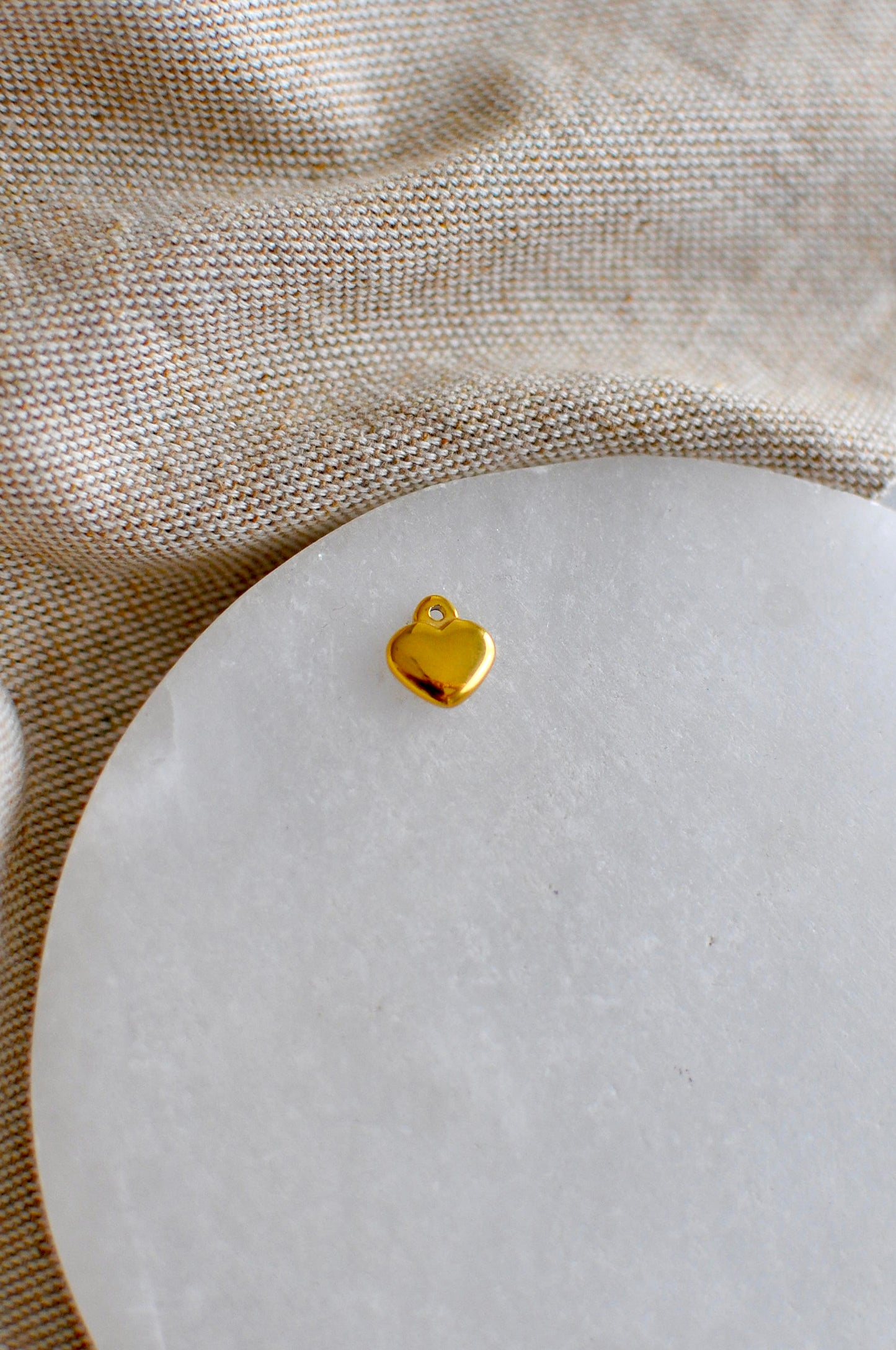 Tiny Bubble Heart Charm