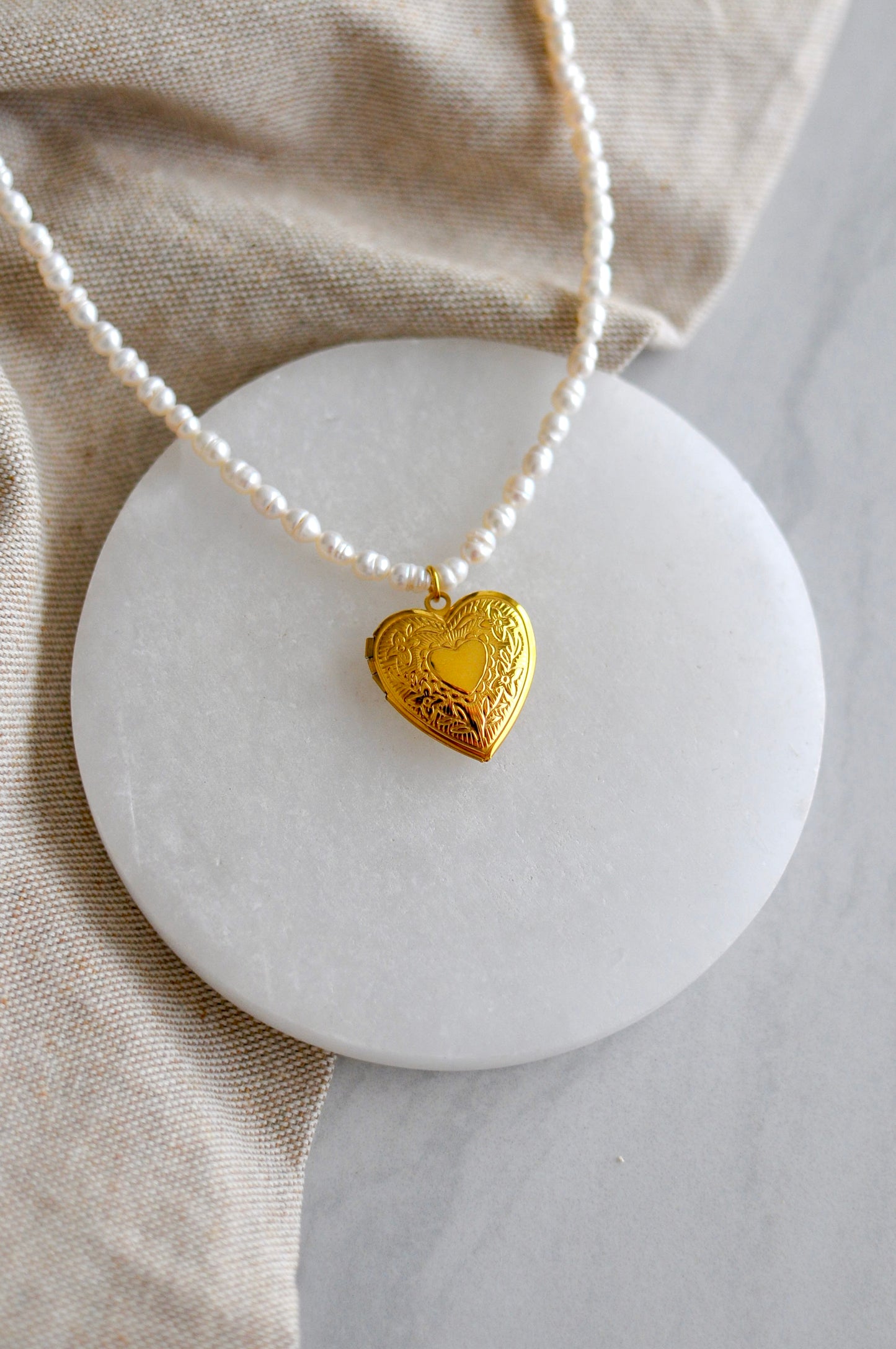 Solid Pearl Necklace Chain