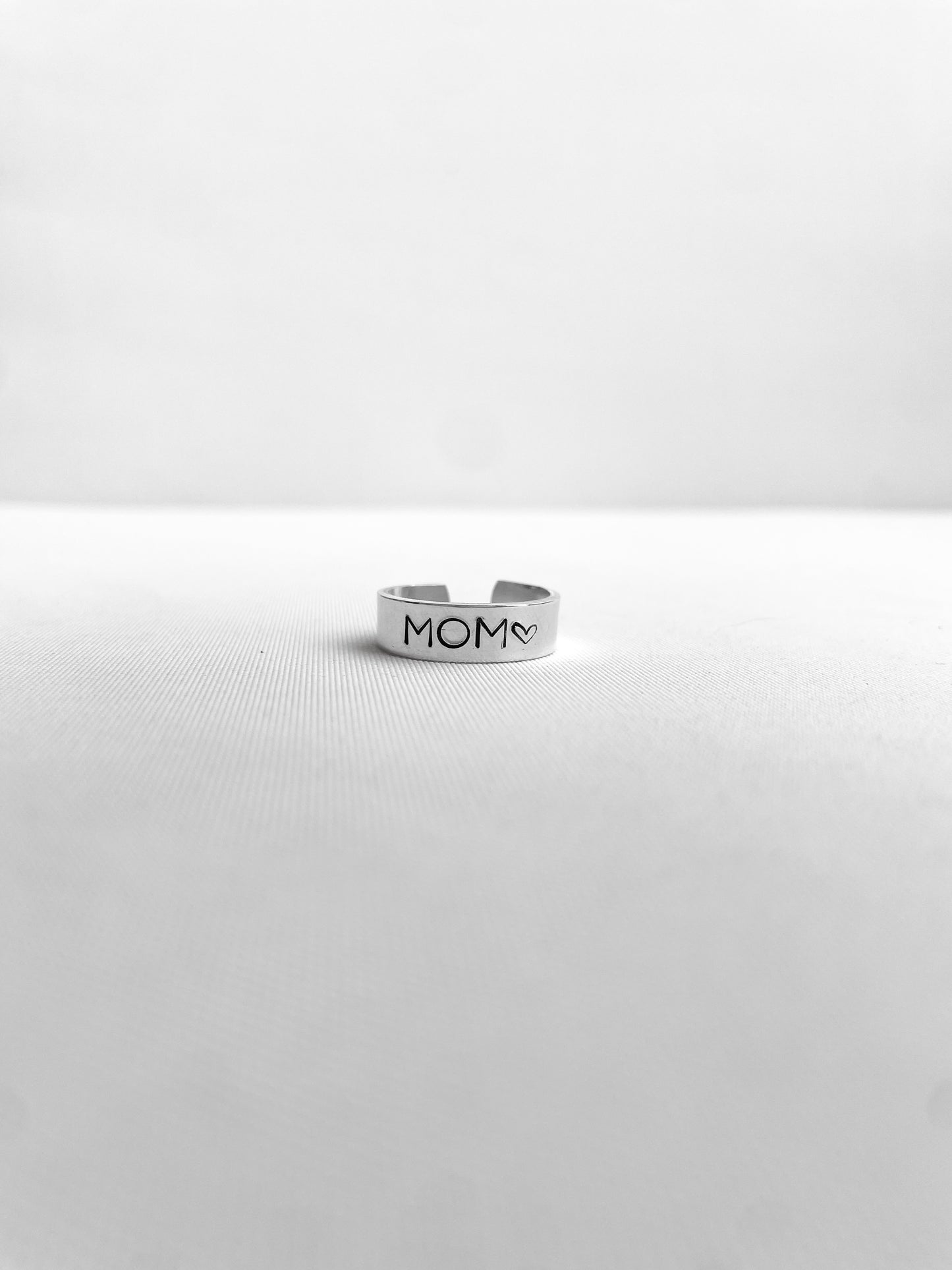 Mom Stamped Ring