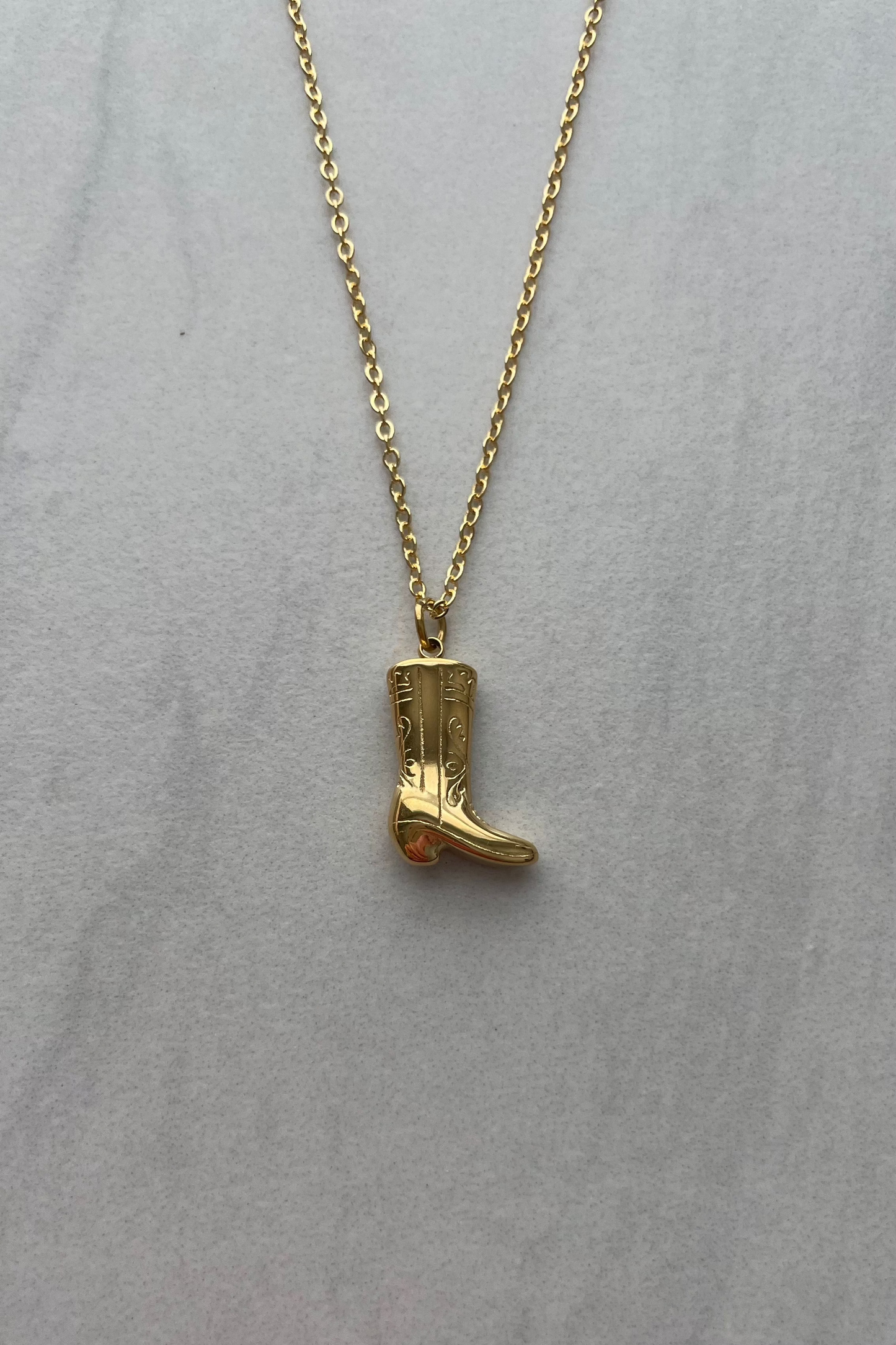 Cowboy Boot Necklace