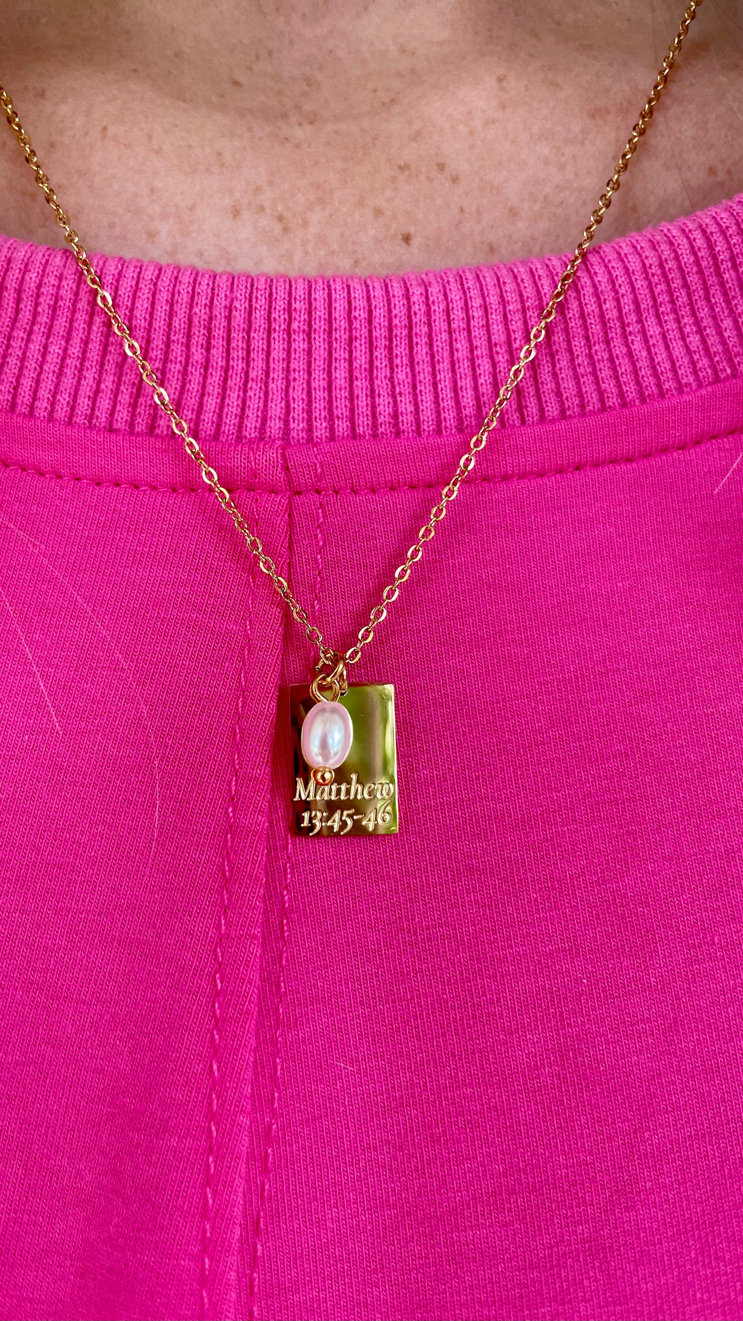 Matthew 13:45-46 Necklace