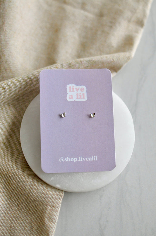 Dainty Butterfly Studs
