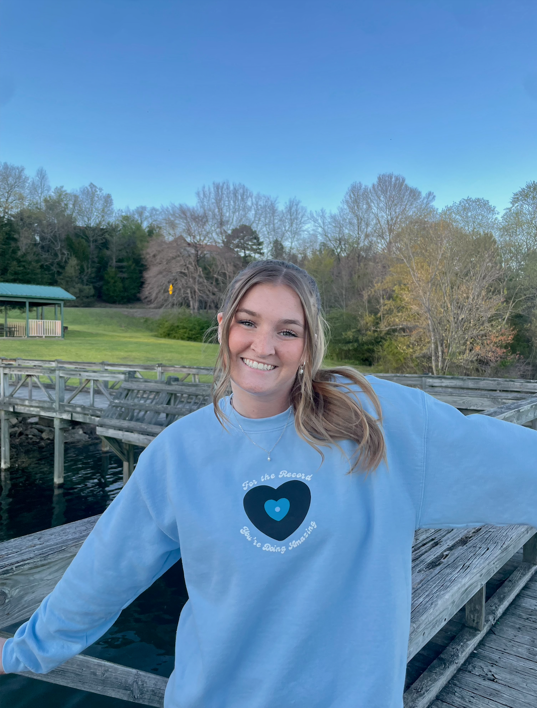 For The Record Crewneck