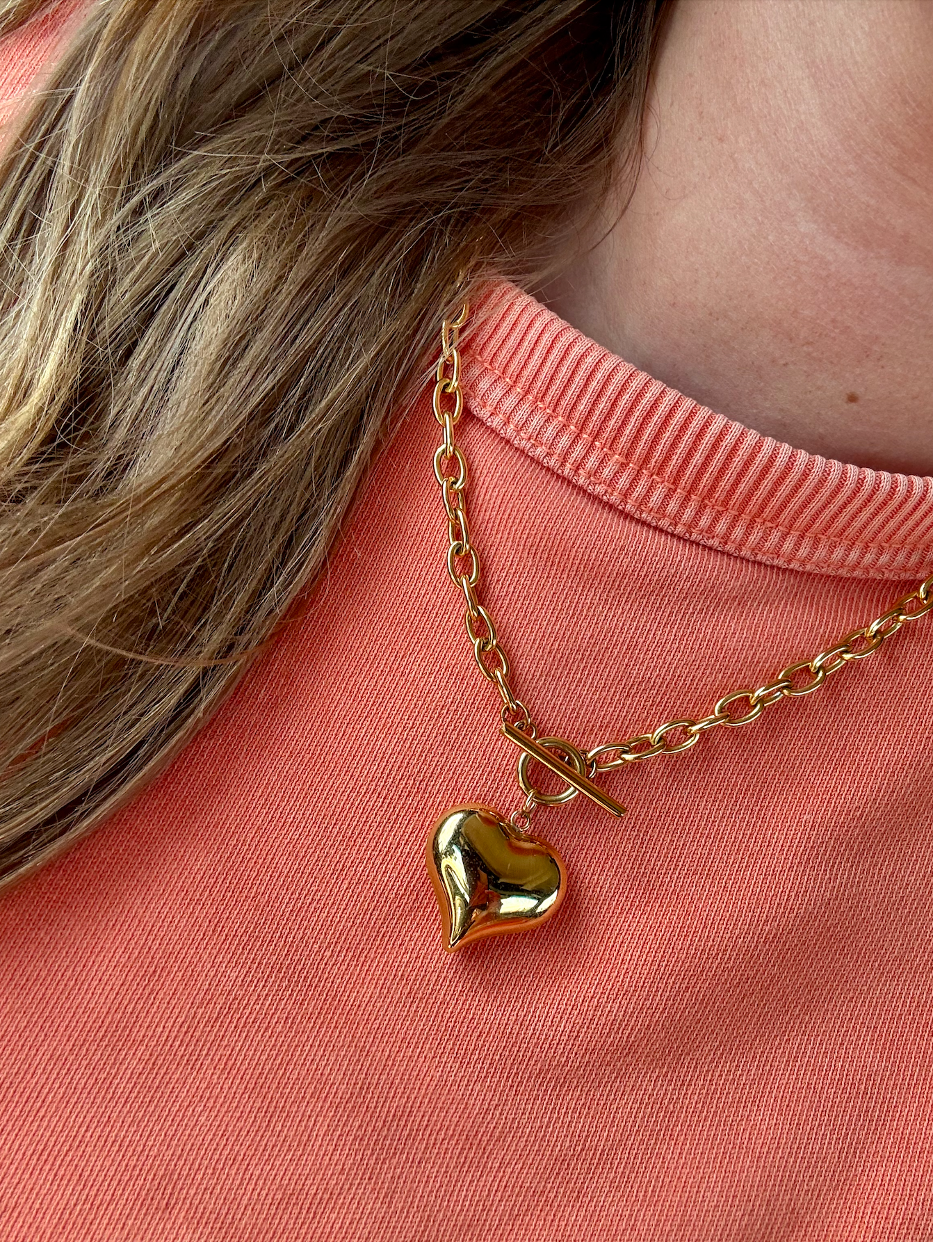 Ash Heart Necklace