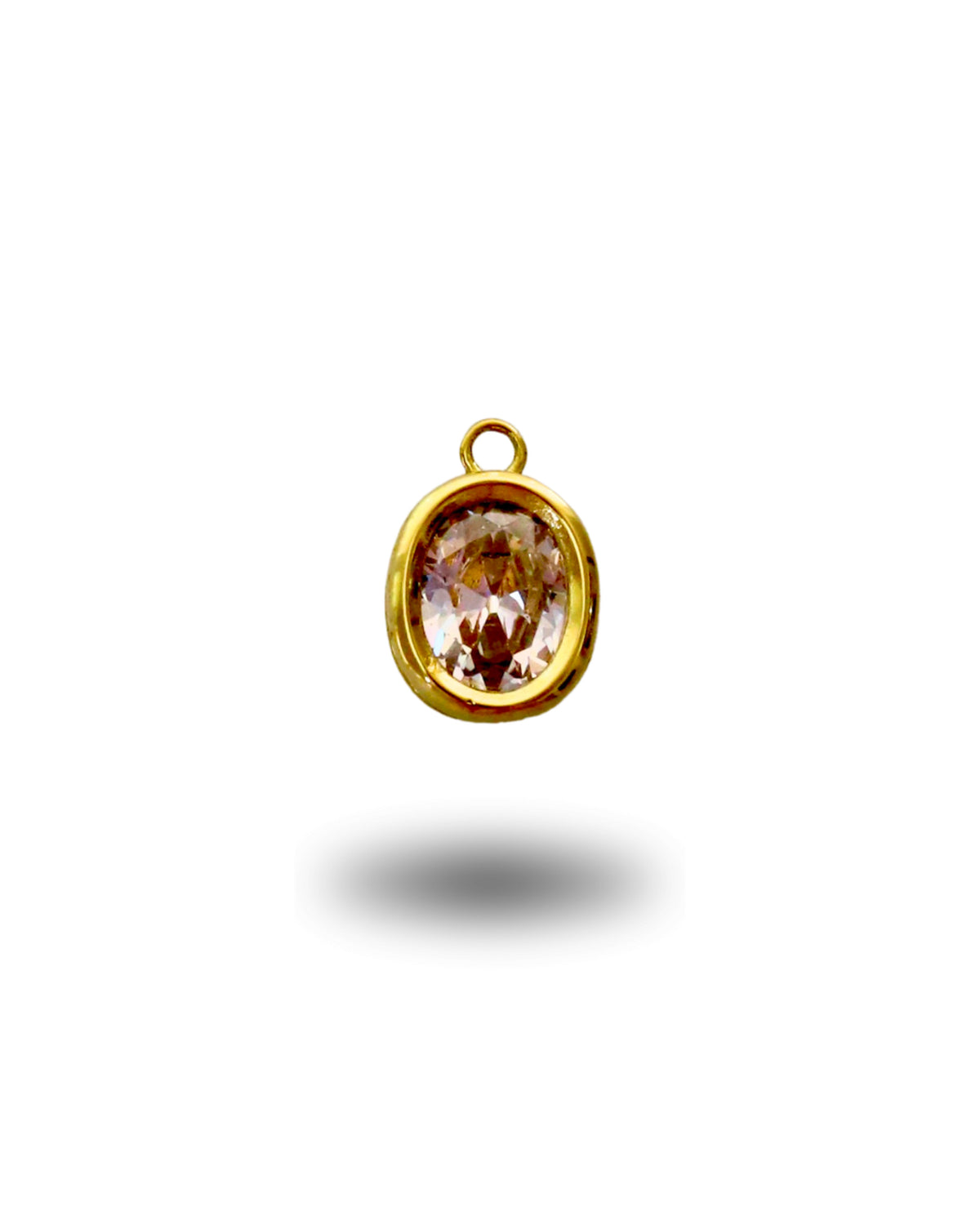 Oval Stone Charm