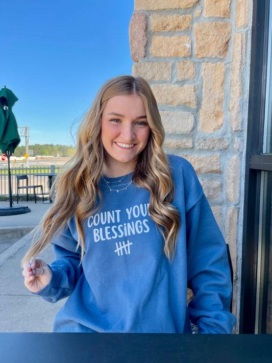 Count Your Blessing Crewneck