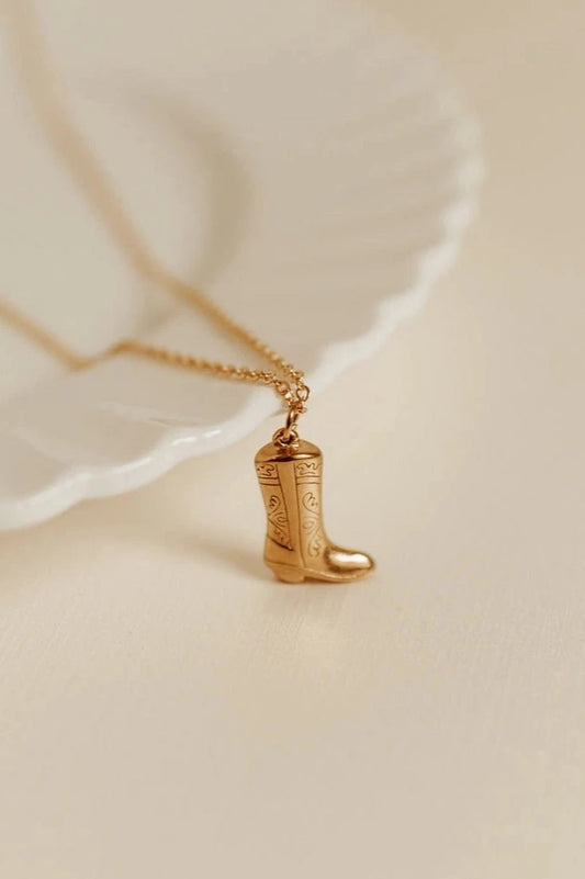 Cowboy Boot Necklace