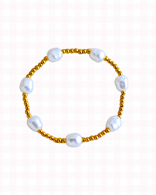 Savannah Pearl Beaded Bracelet