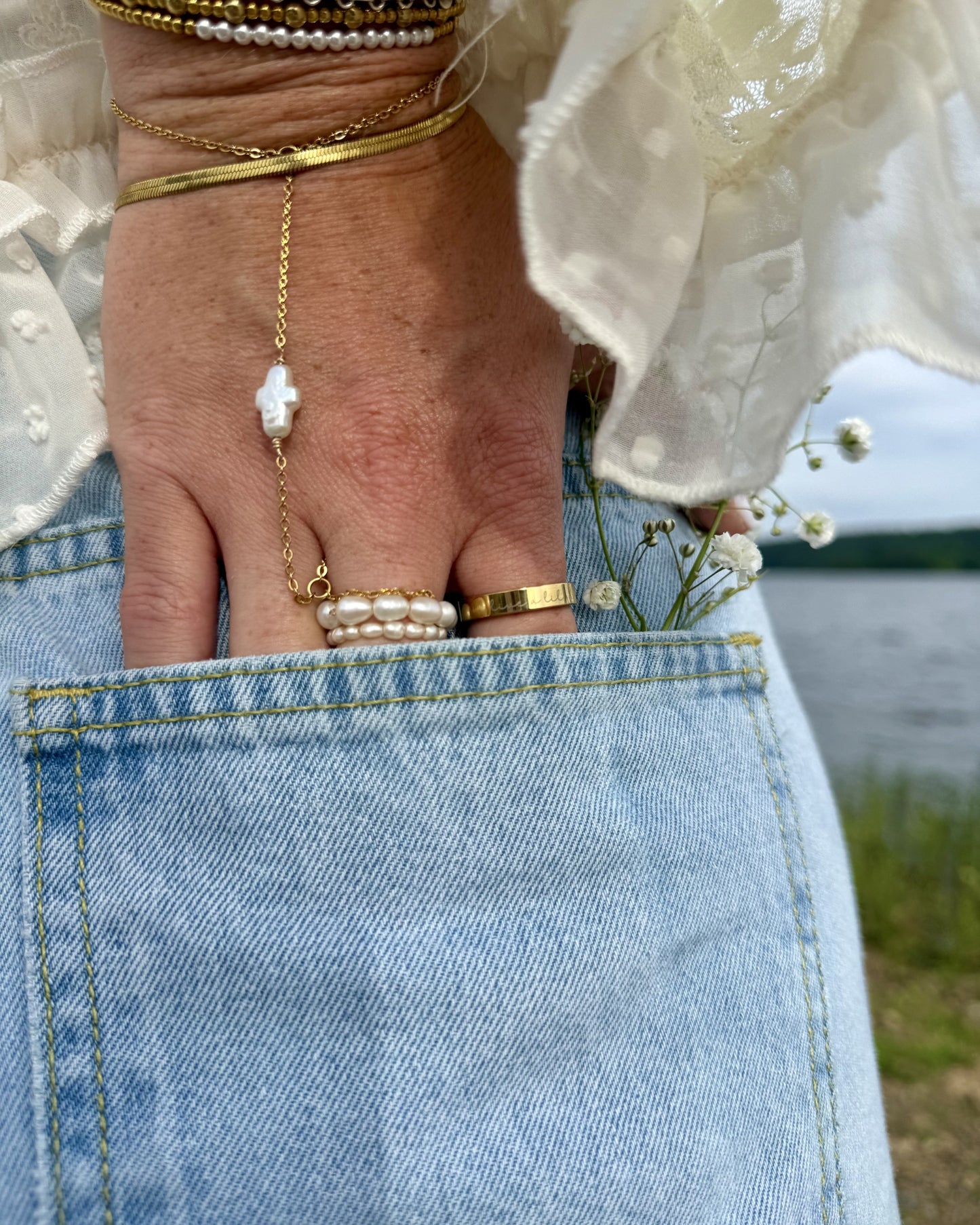 Live A Lil Engraved Ring