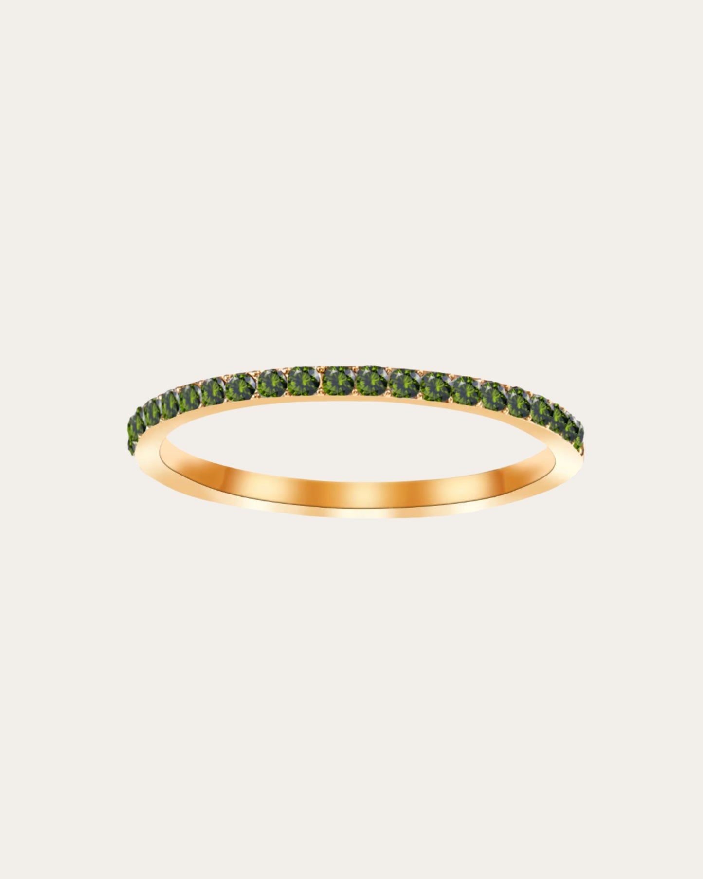 Gold Dainty Birthstone Rings