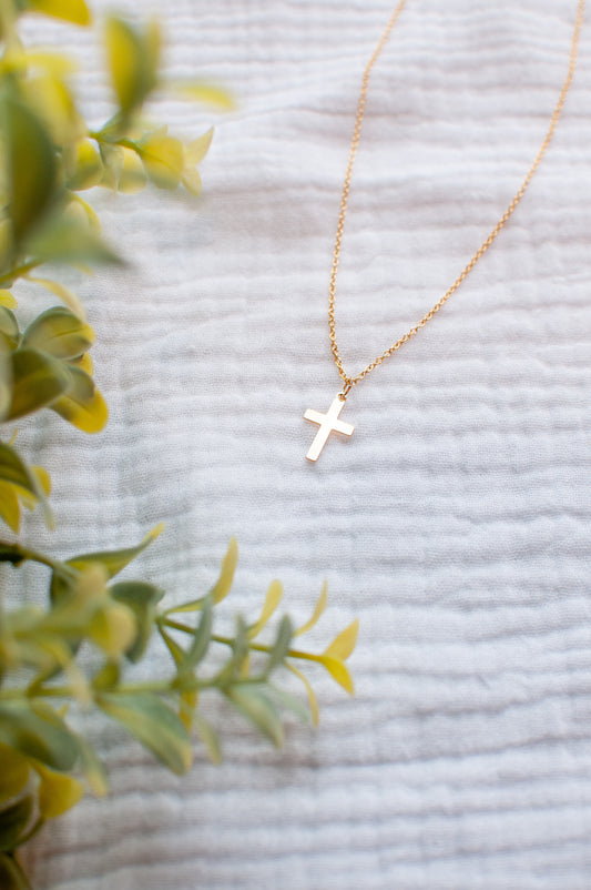 Gold Cross Necklace