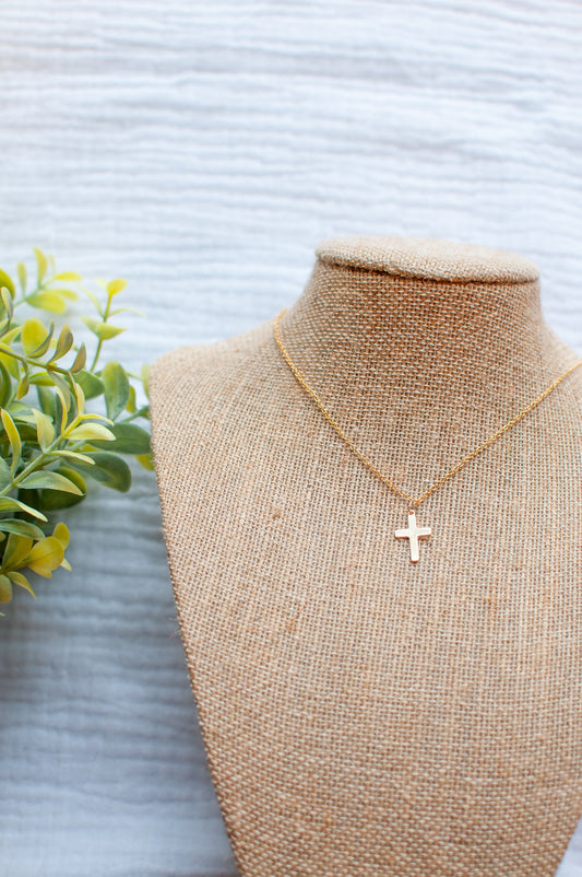 Gold Cross Necklace