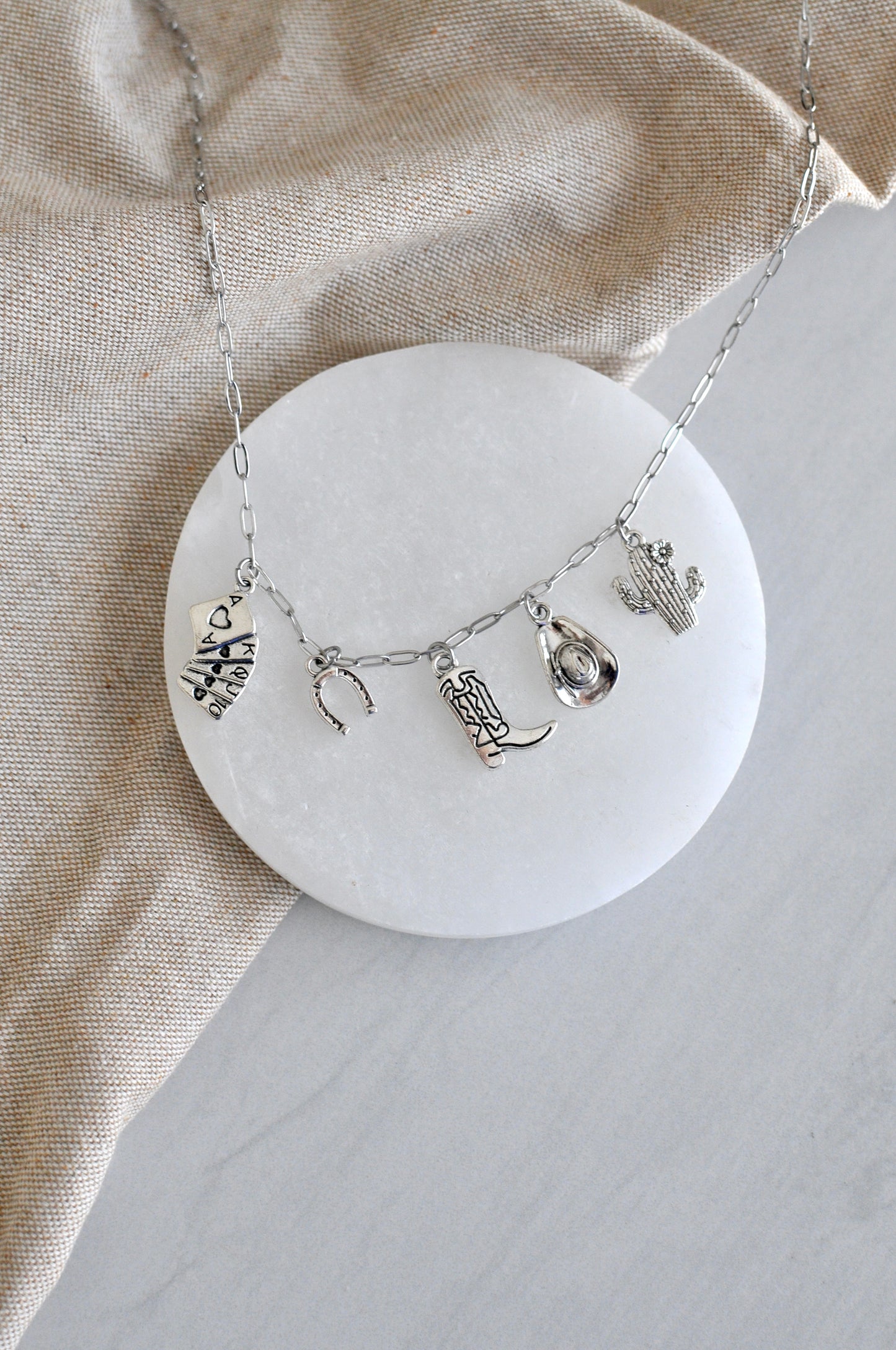 Paperclip Silver Necklace Chain