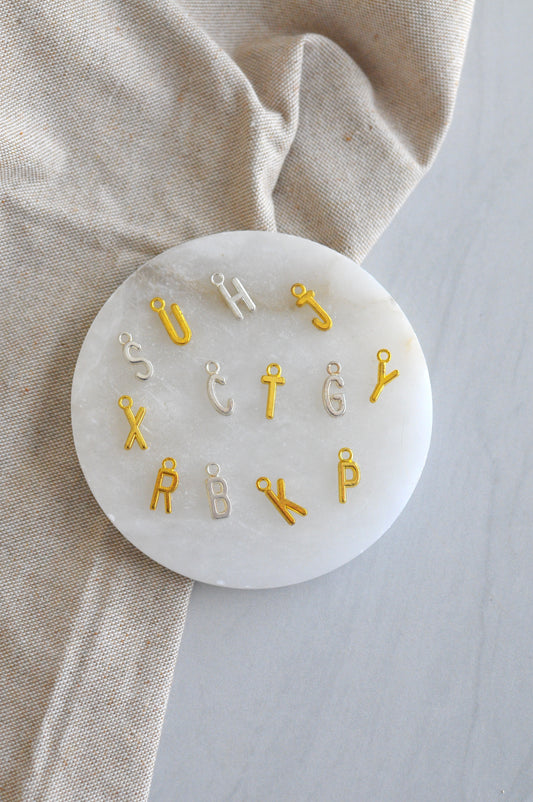 Simple Letter Charms