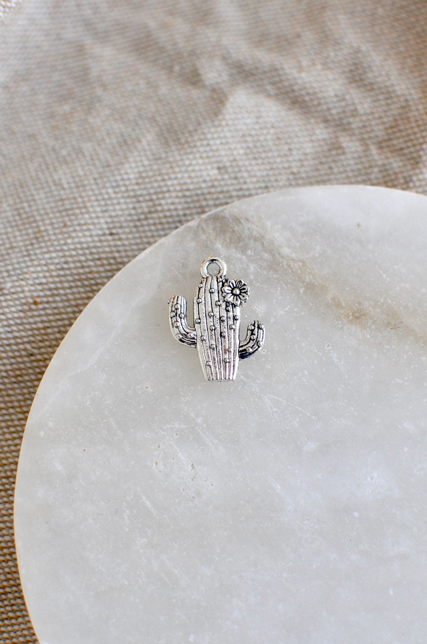 Flower Cactus Charm