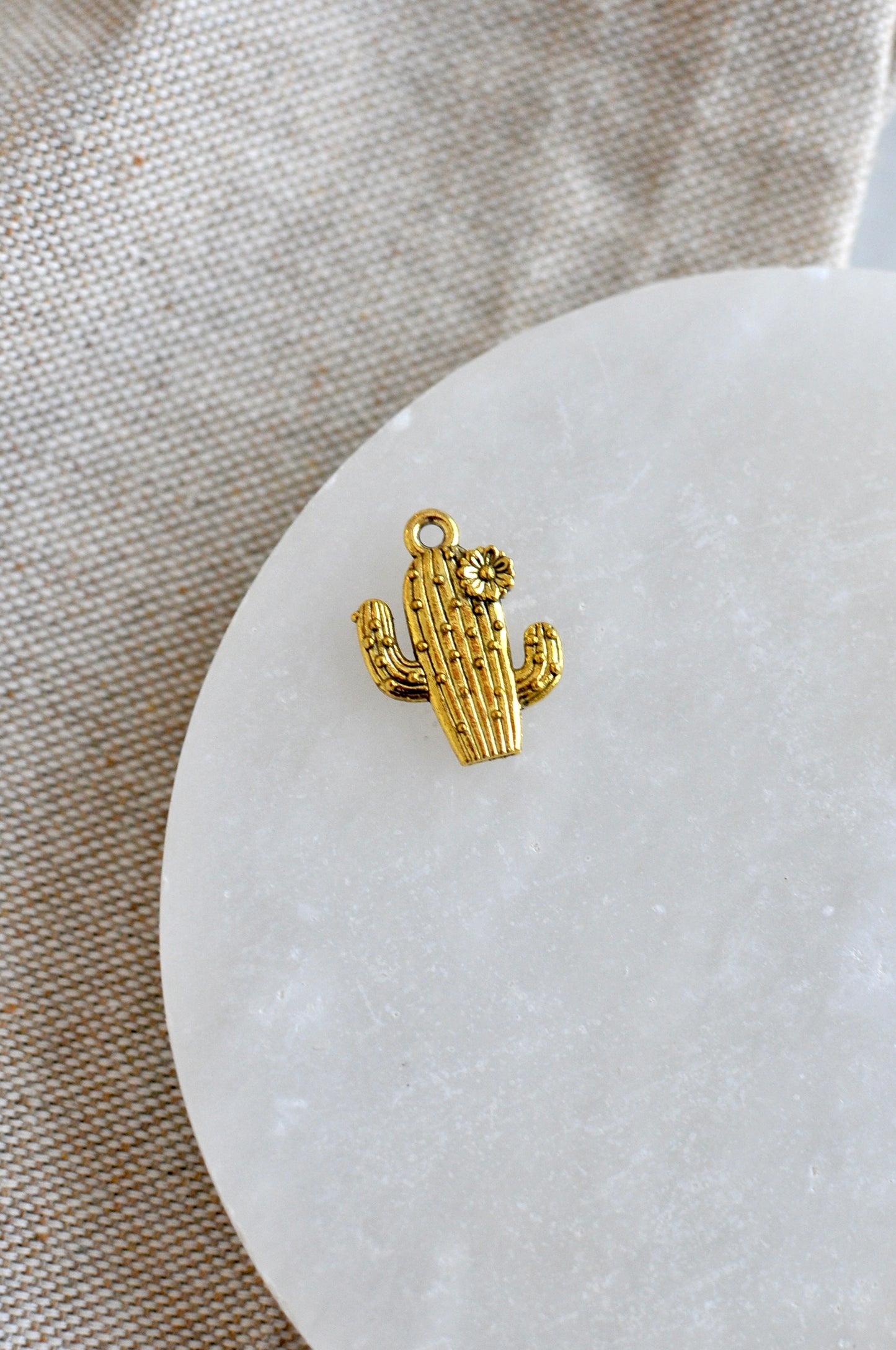 Flower Cactus Charm