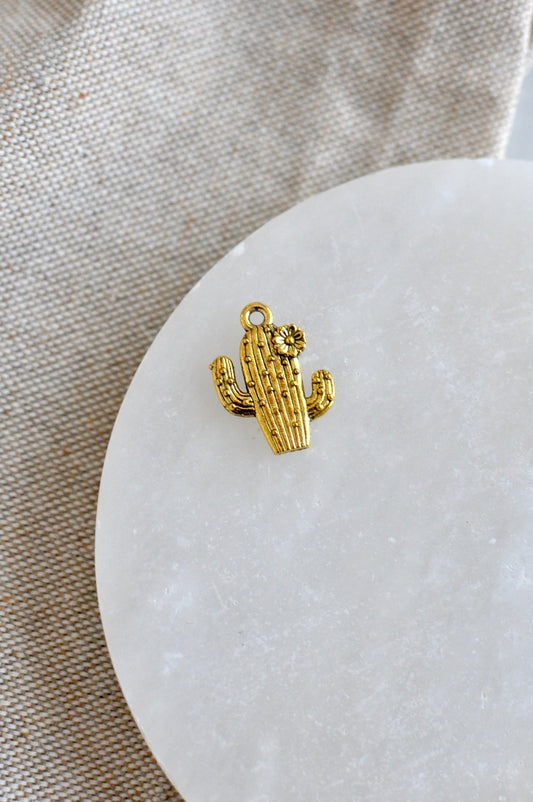 Flower Cactus Charm