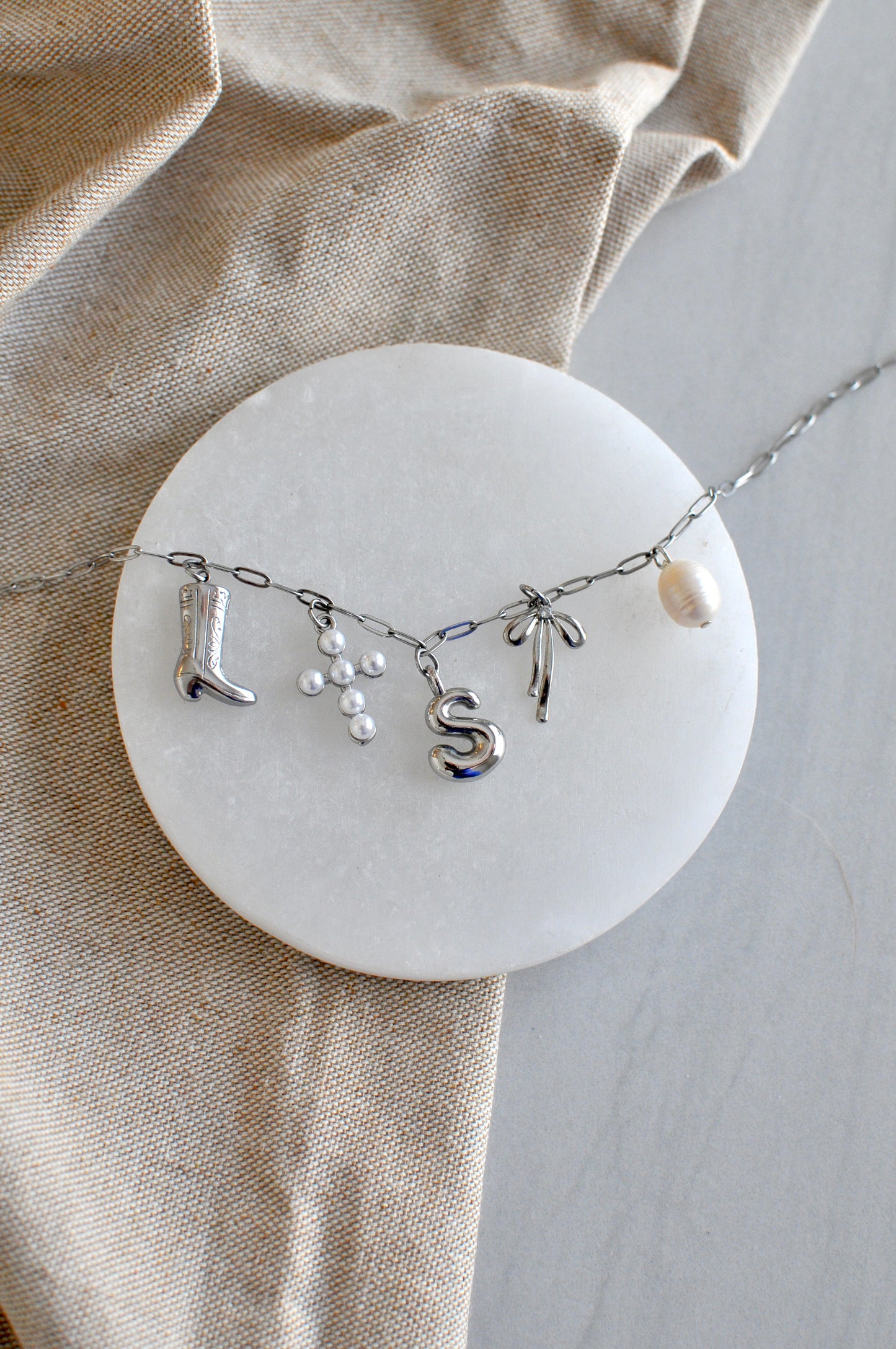 Paperclip Silver Necklace Chain