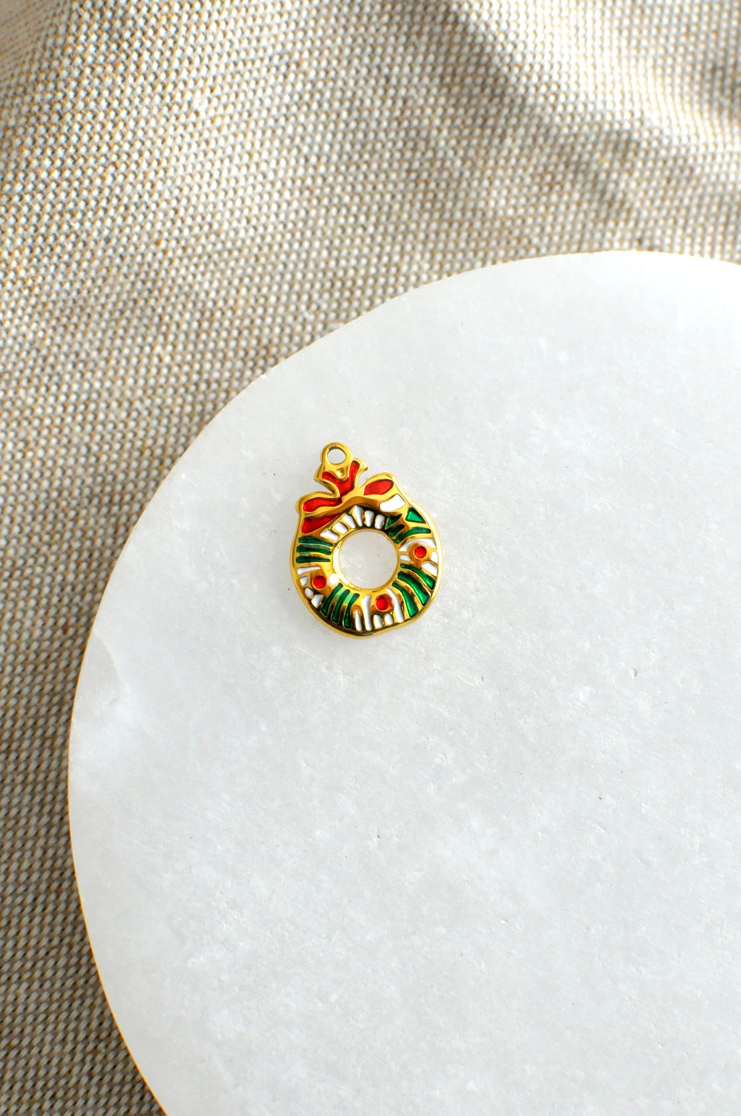 Christmas Wreath Charm