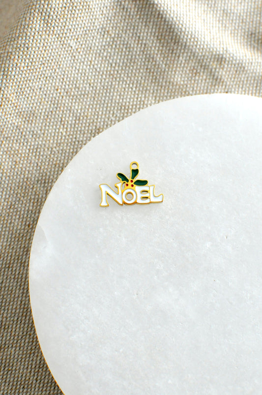 Gold Noel Charm