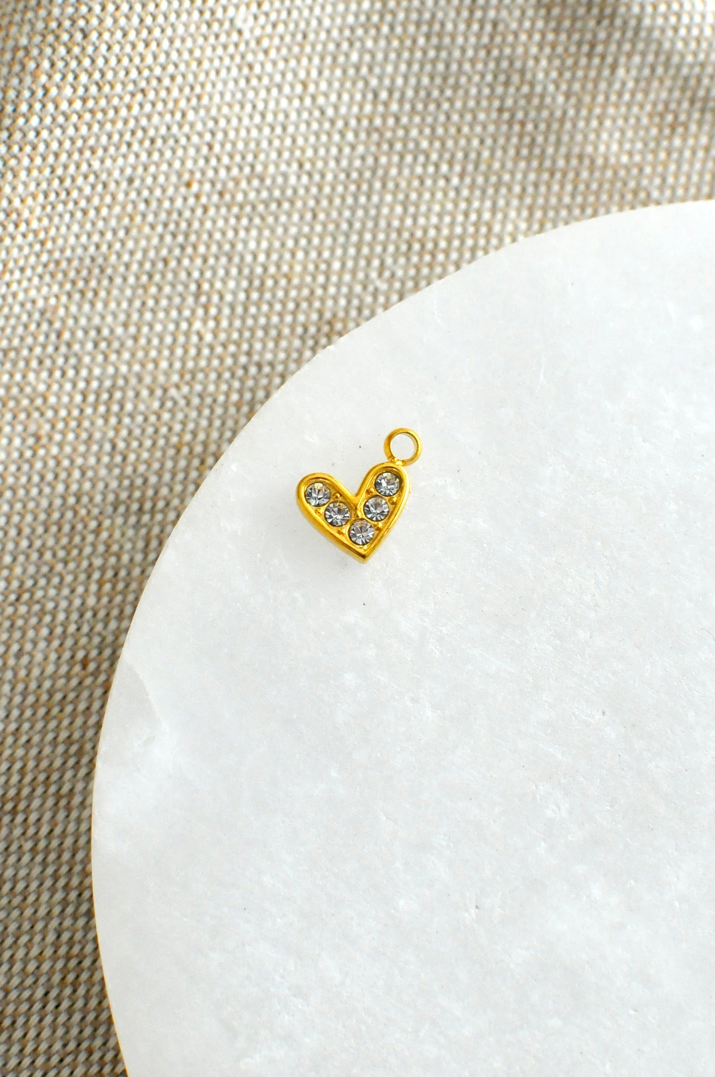 Crystal Heart Charm