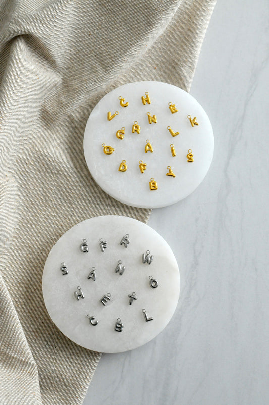 Mini Bubble Letter Charm