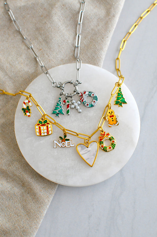 Gold Noel Charm