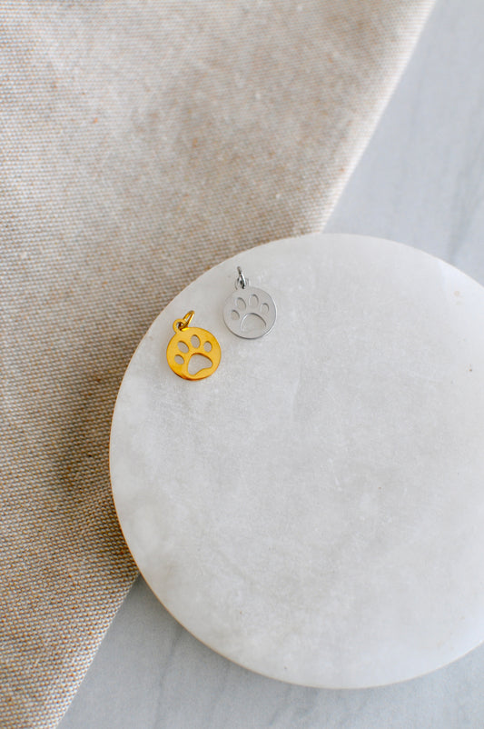 Paw Print Charm