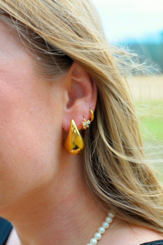 Teardrop Statement Earrings